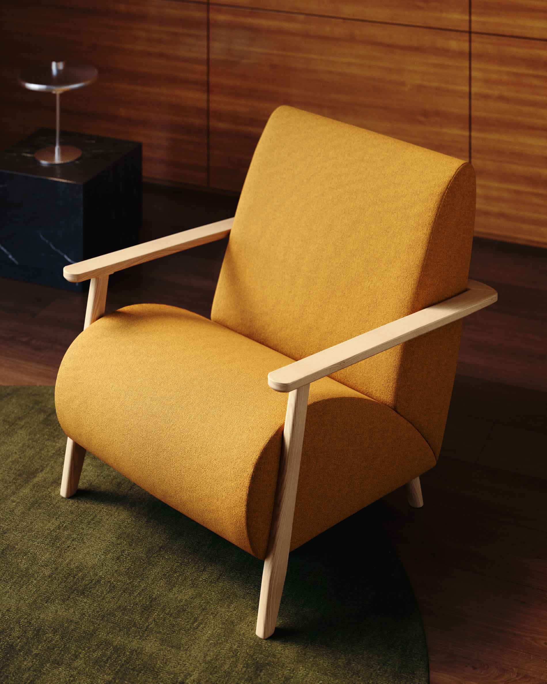 KAVE HOME Fauteuil MEGHAN