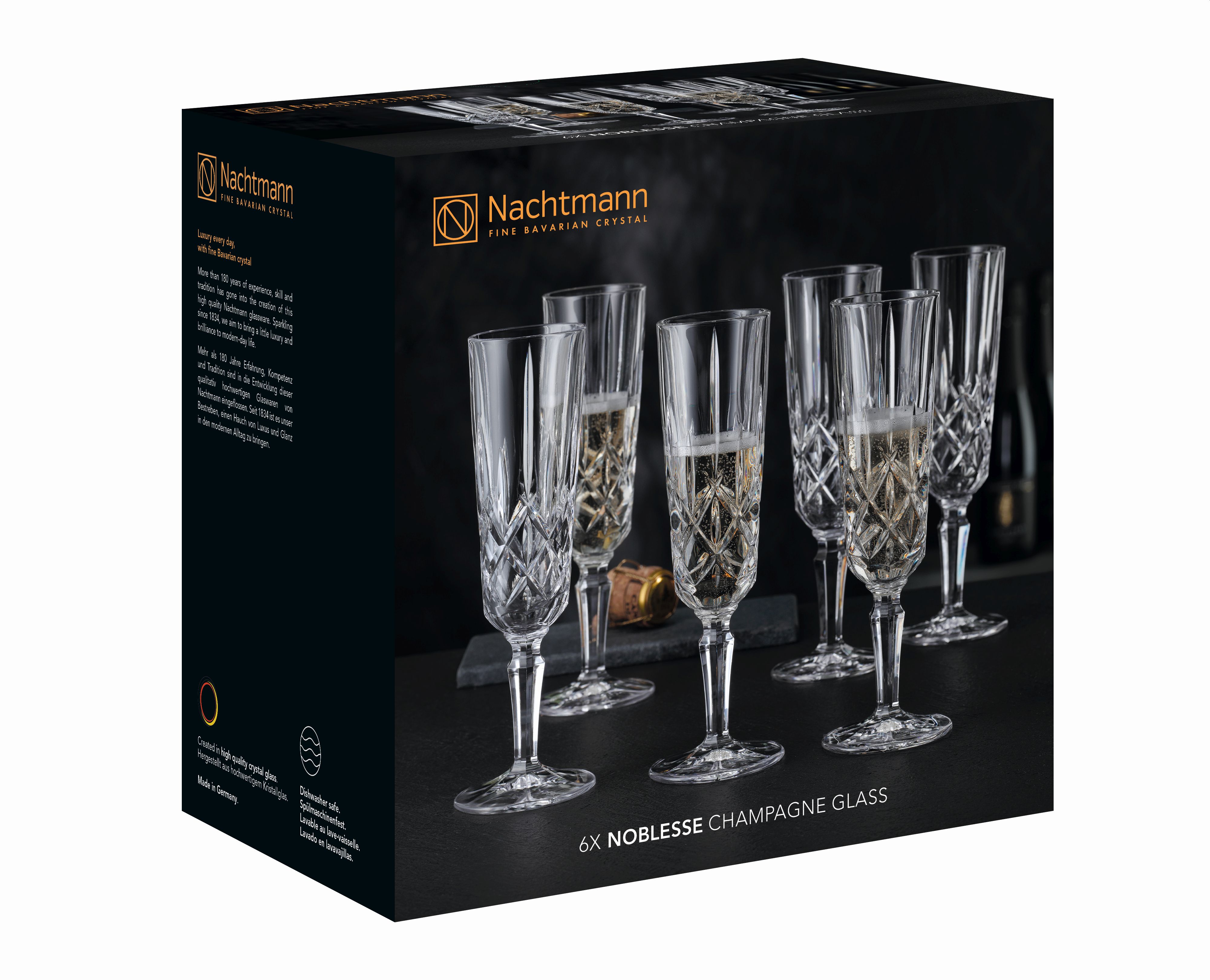 NACHTMANN Champagnerglas-Set 6-tlg. NOBLESSE NACHTMANN Champagnerglas-Set 6-tlg. NOBLESSE