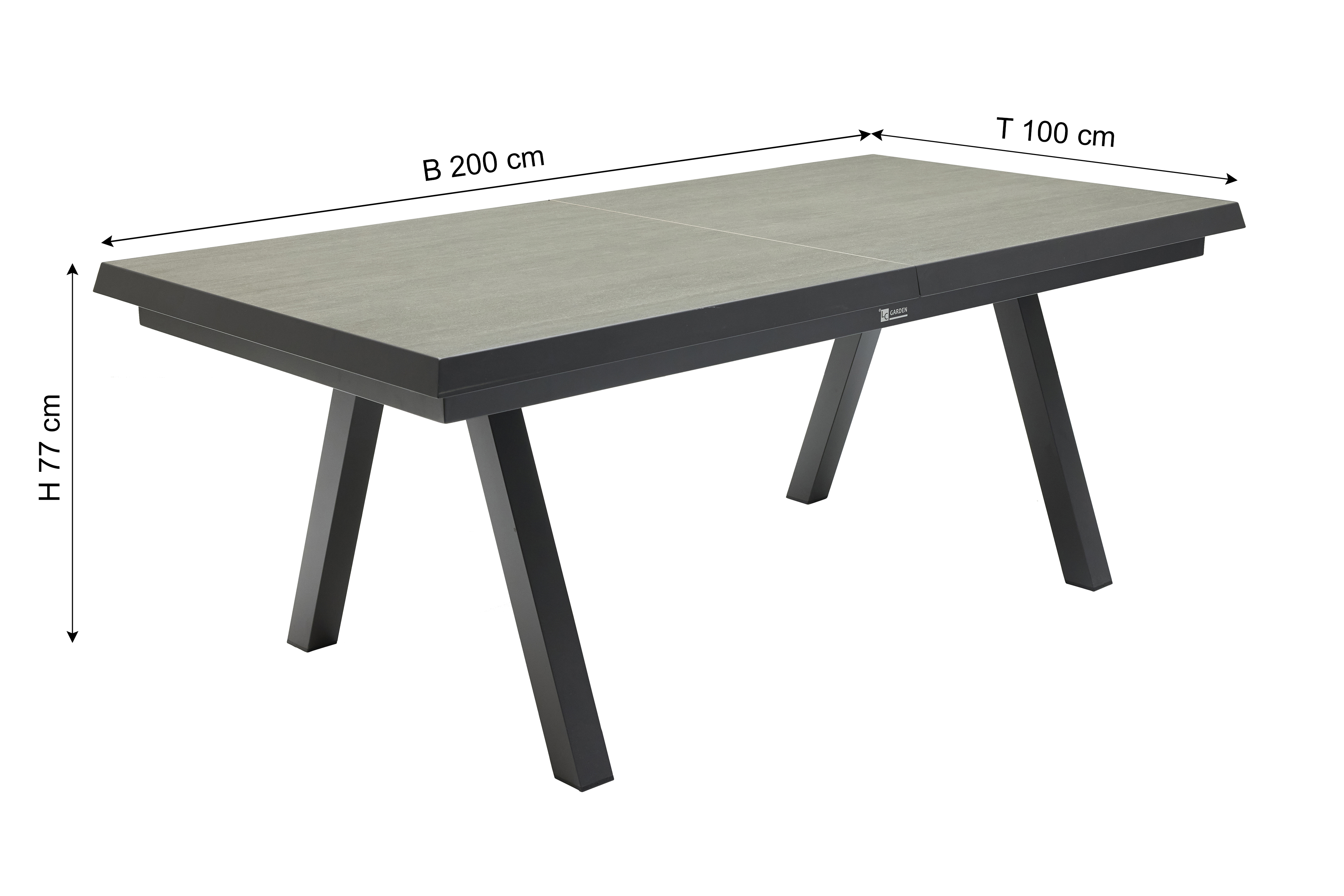 LC GARDEN garden table VIVERA STONE