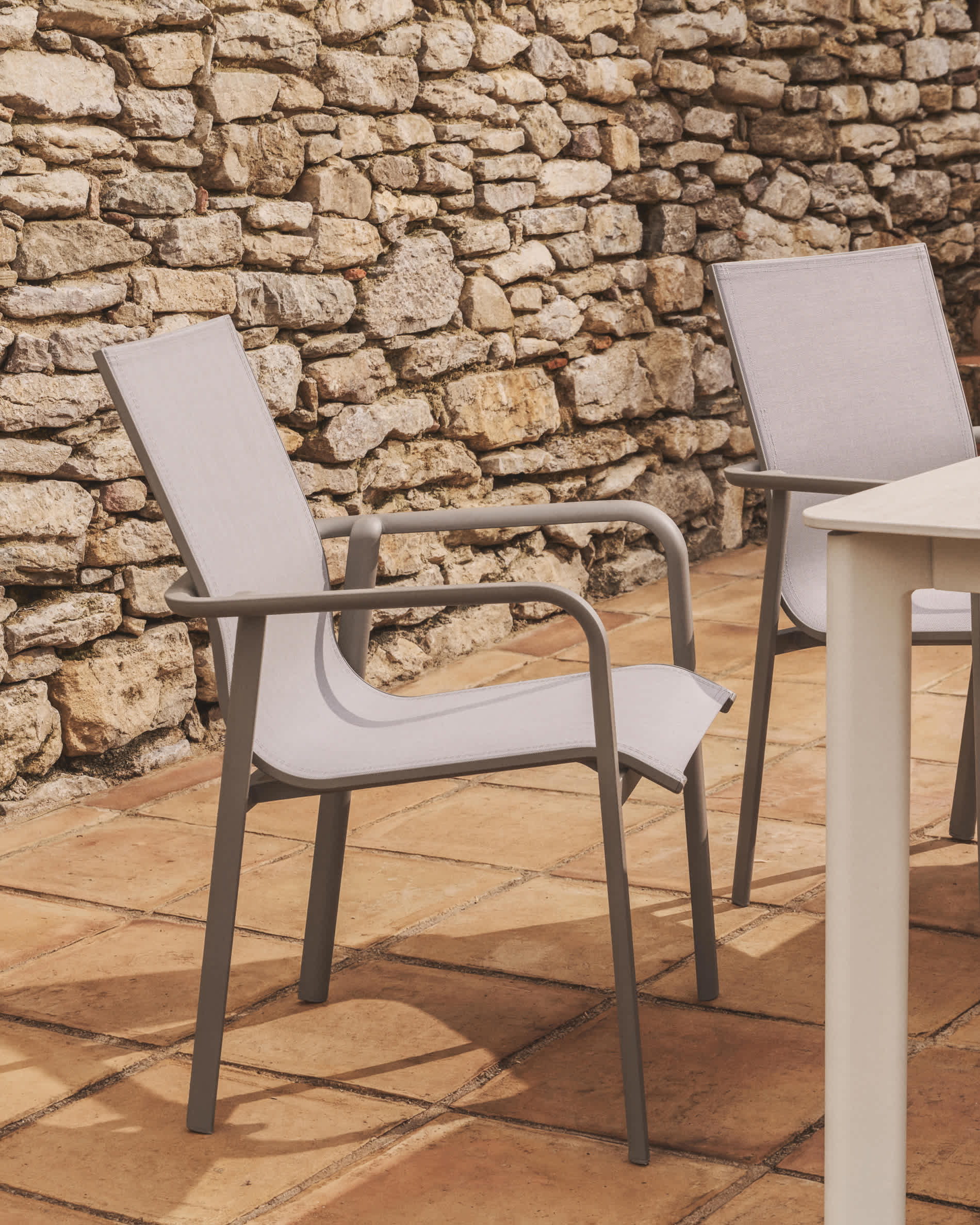 KAVE HOME Chaise de jardin CANEA