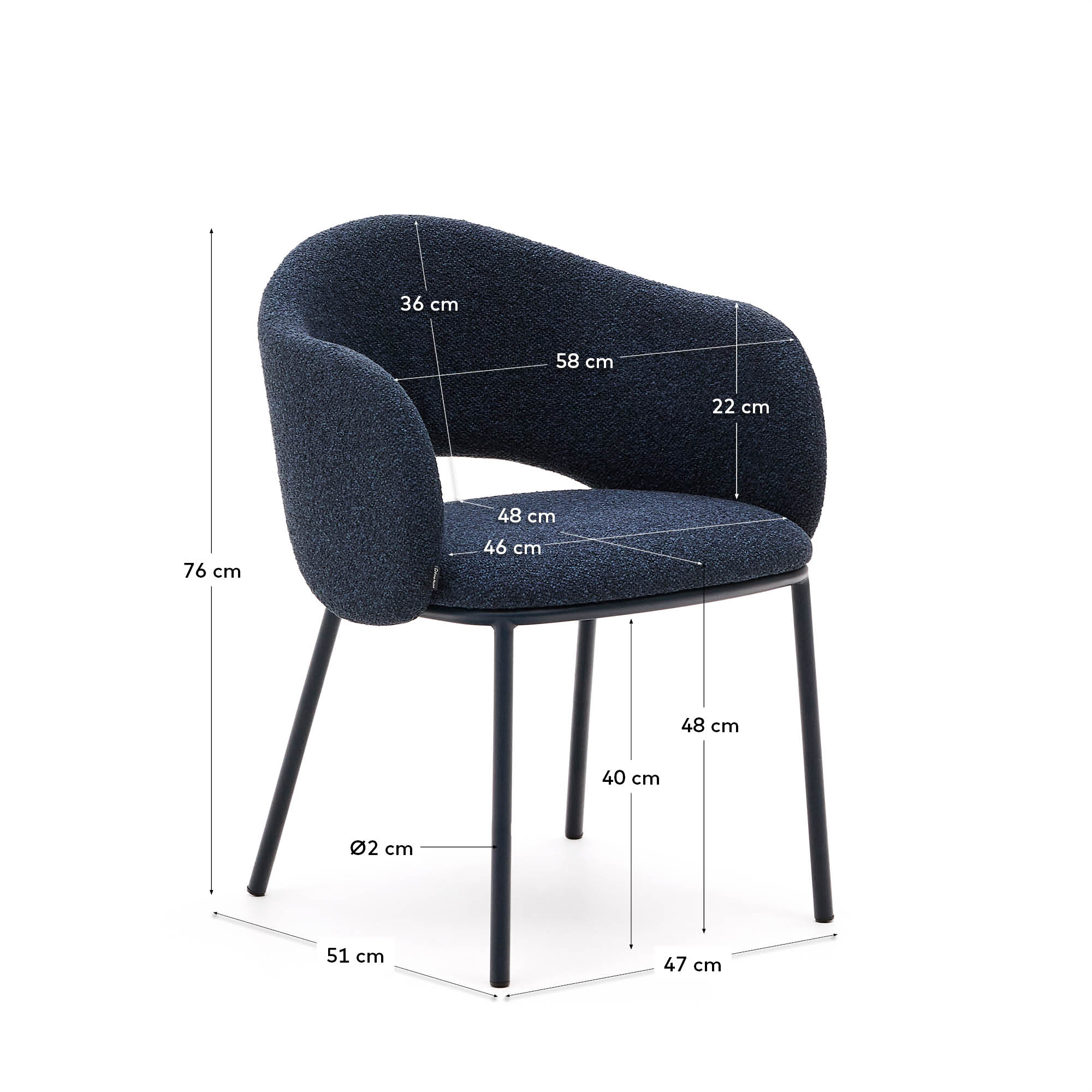 Chaise MAINA de Kave Home