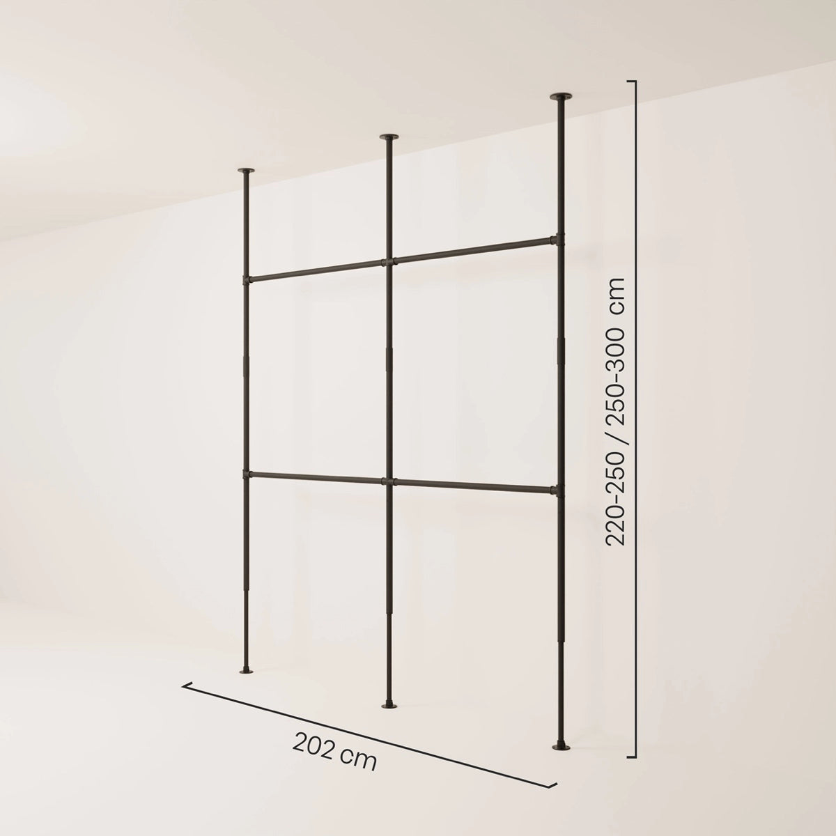 PAMO Kleiderstangensystem LOFT 2