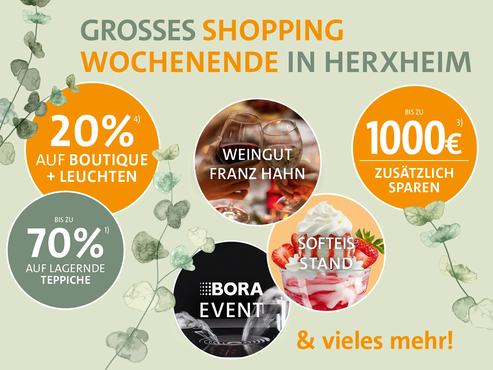 Großes Shopping Wochenende mit verkaufsoffenem Sonntag in Herxheim