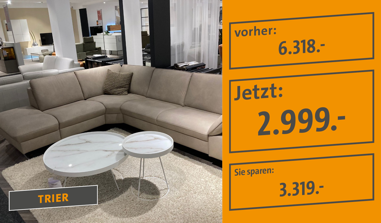 Markenmöbel Abverkauf