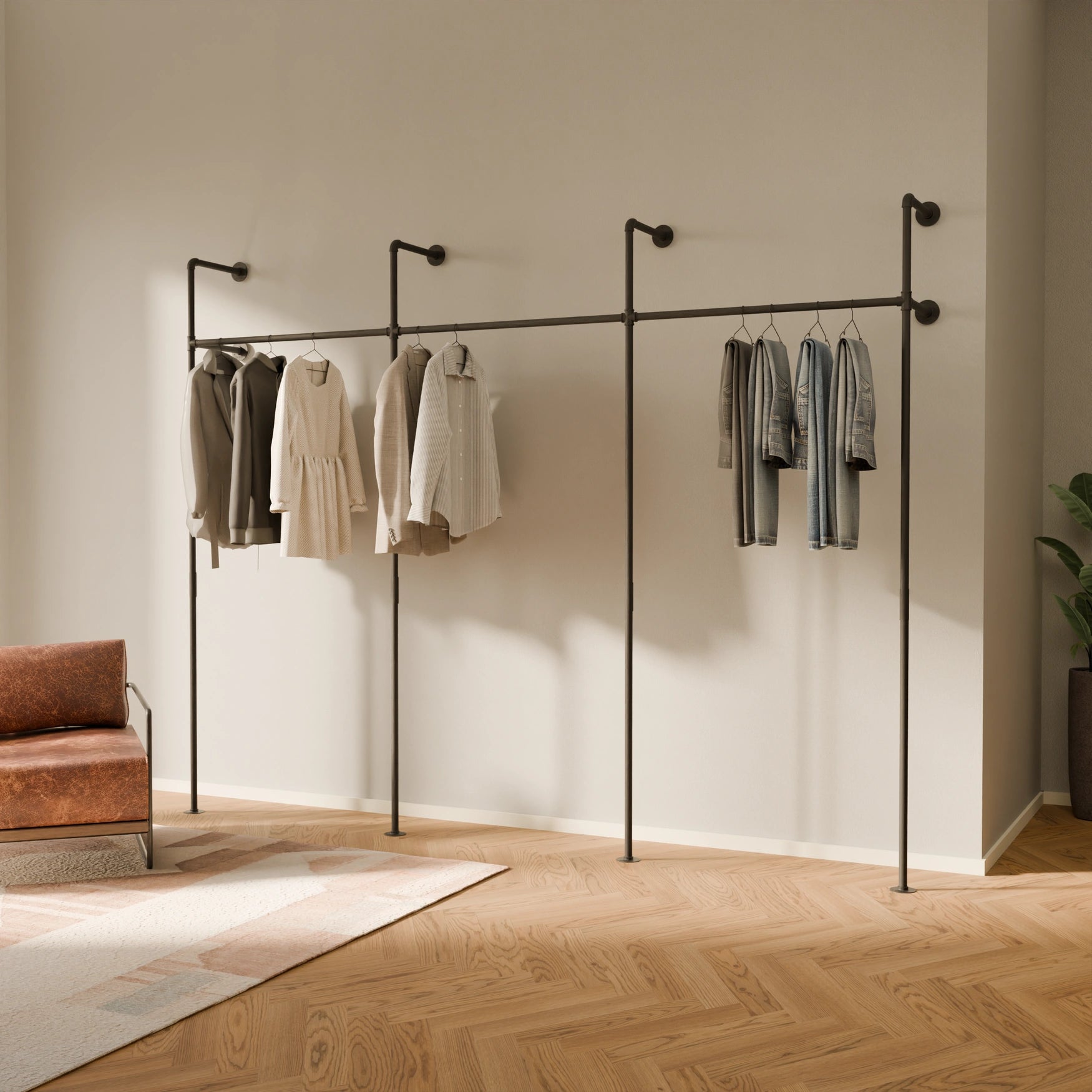 PAMO Kleiderstangensystem KIM 3