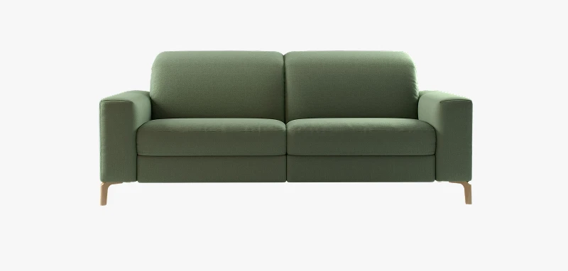 Cristallo Sofa mit Basic-Armlehne