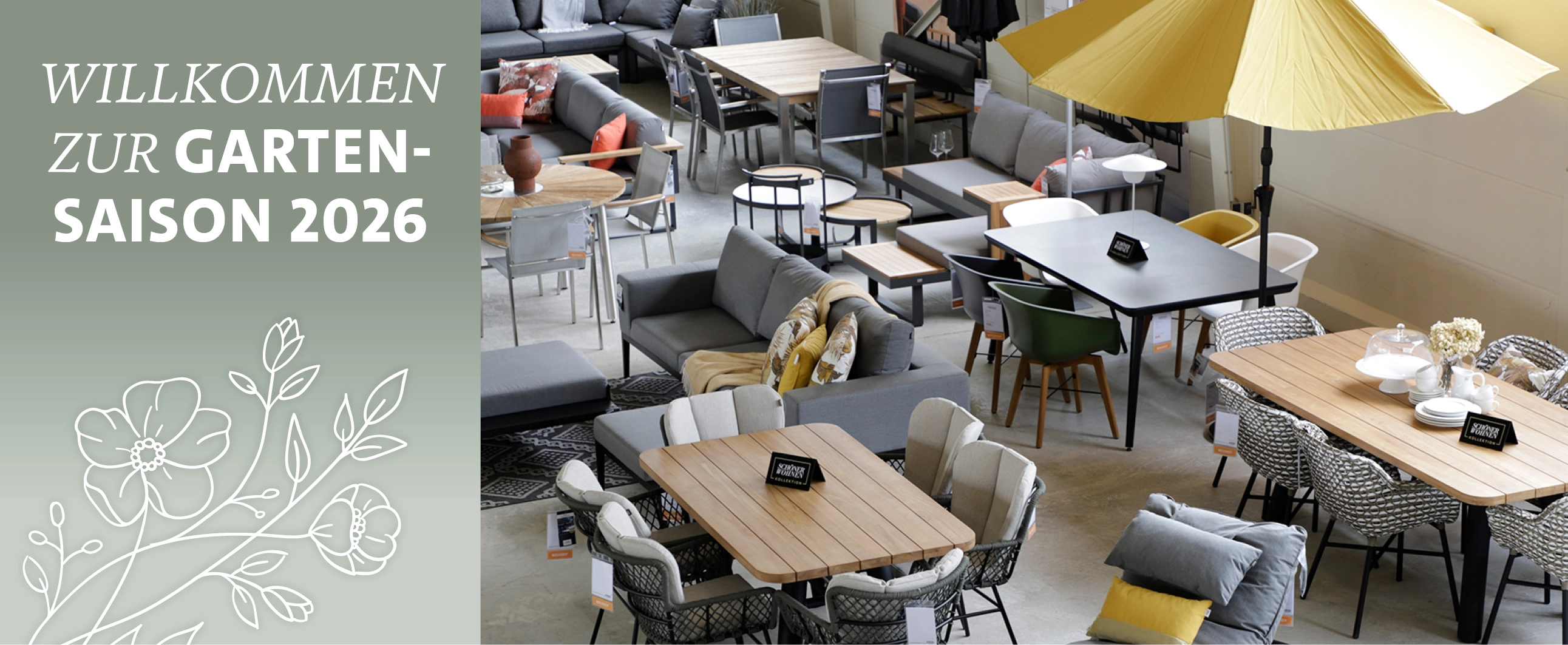 Gartenmöbelausstellung