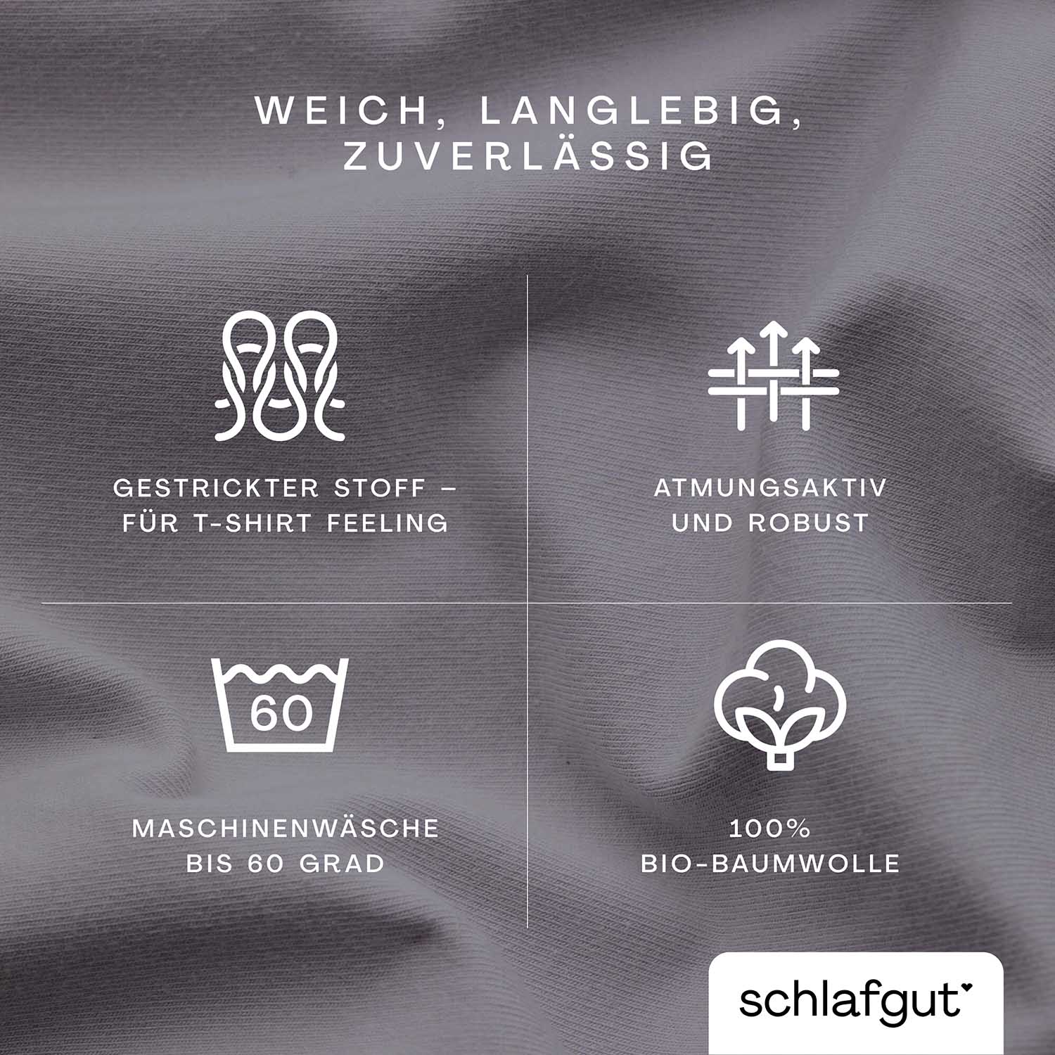 SCHLAFGUT Spannbettlaken CASUAL