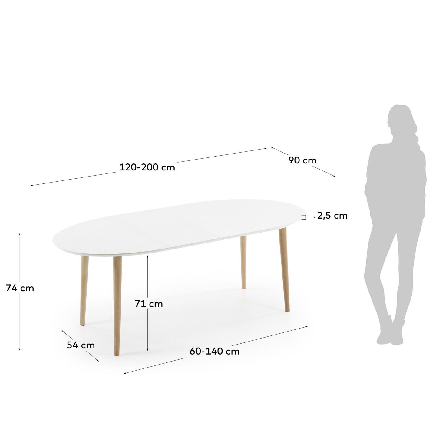 Table à manger OQUI de Kave Home