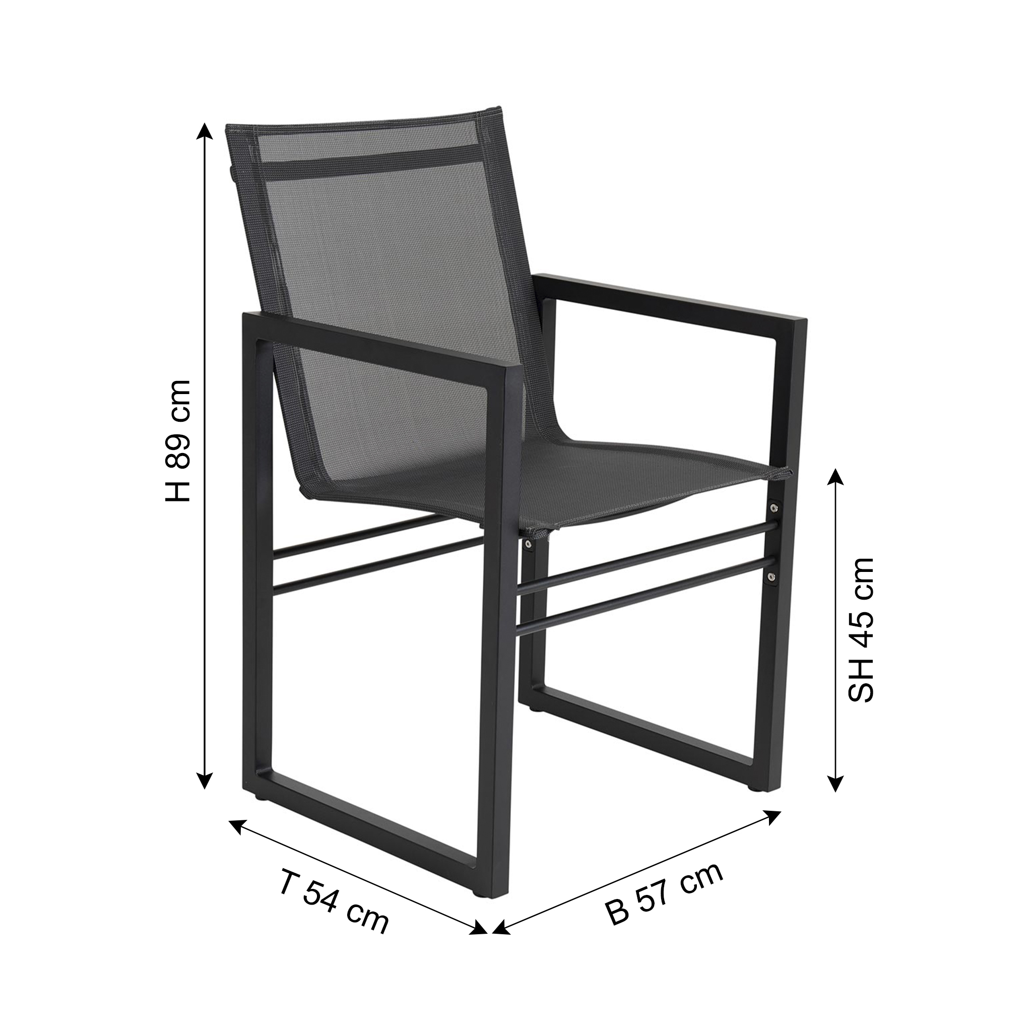 BRAFAB Gartenstuhl VEVI