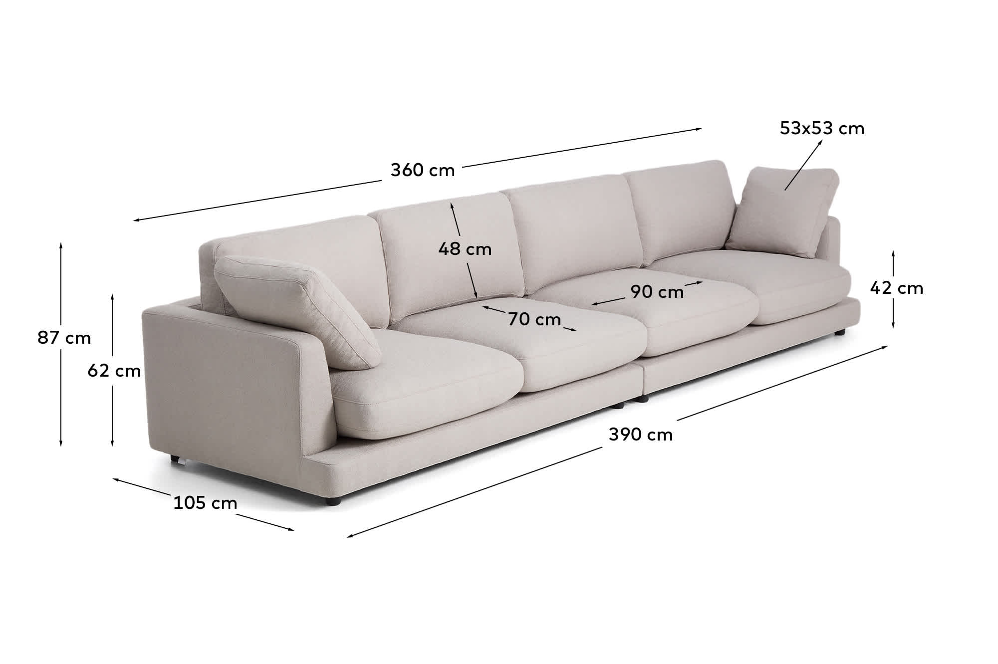 KAVE HOME Sofa GALA