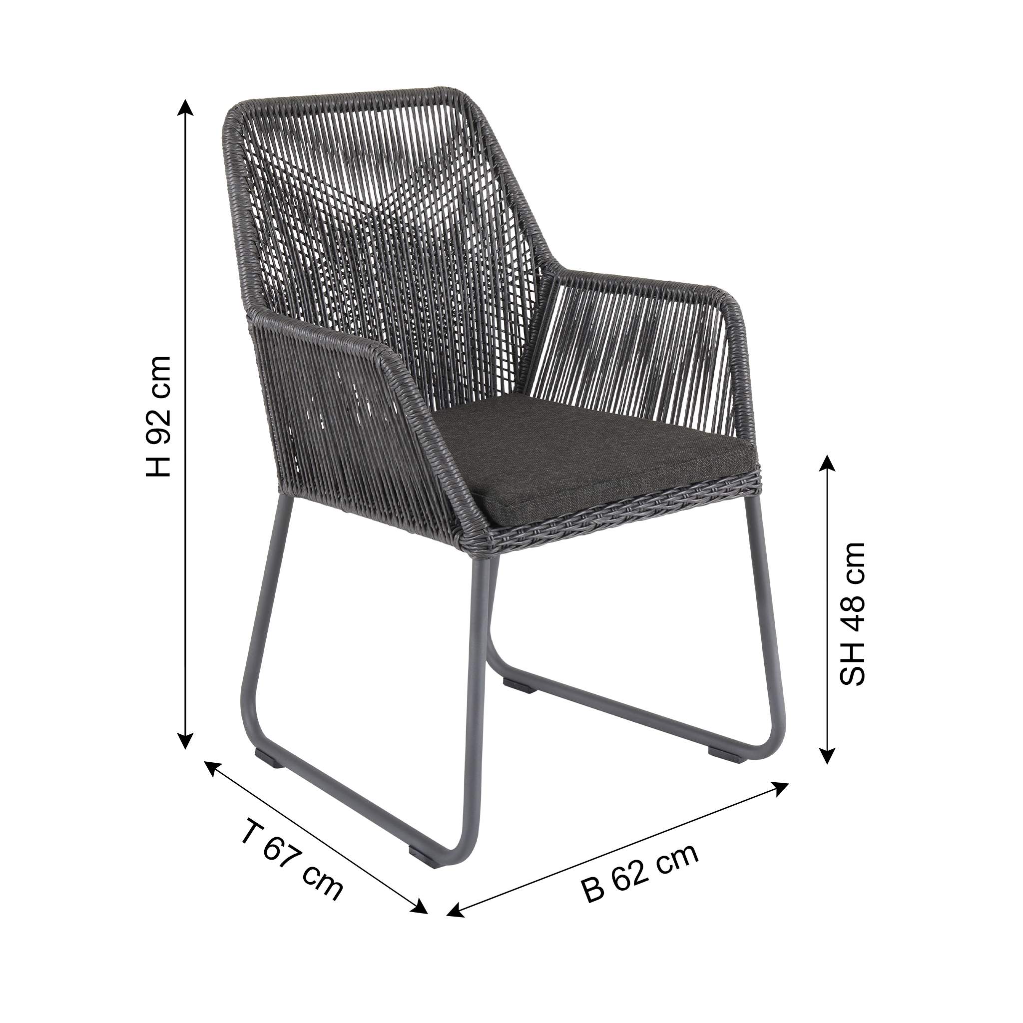 BRAFAB Gartenstuhl MIDWAY