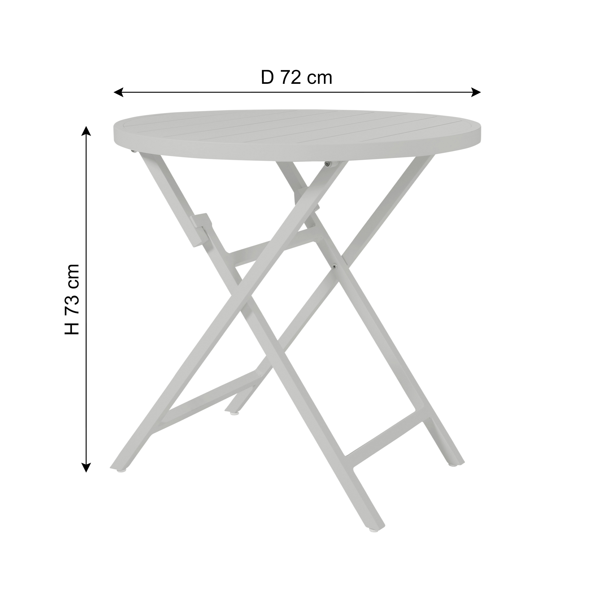 BRAFAB Table de jardin WILKIE