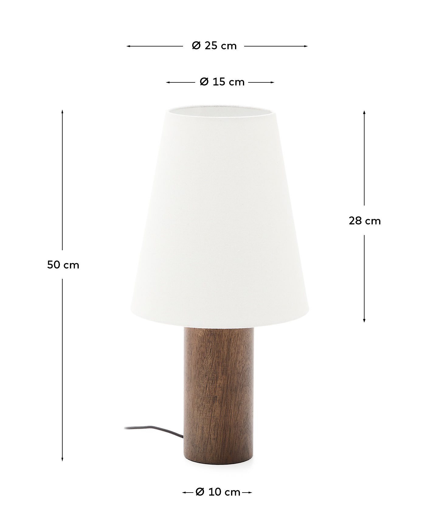 KAVE HOME Tischlampe MARGA