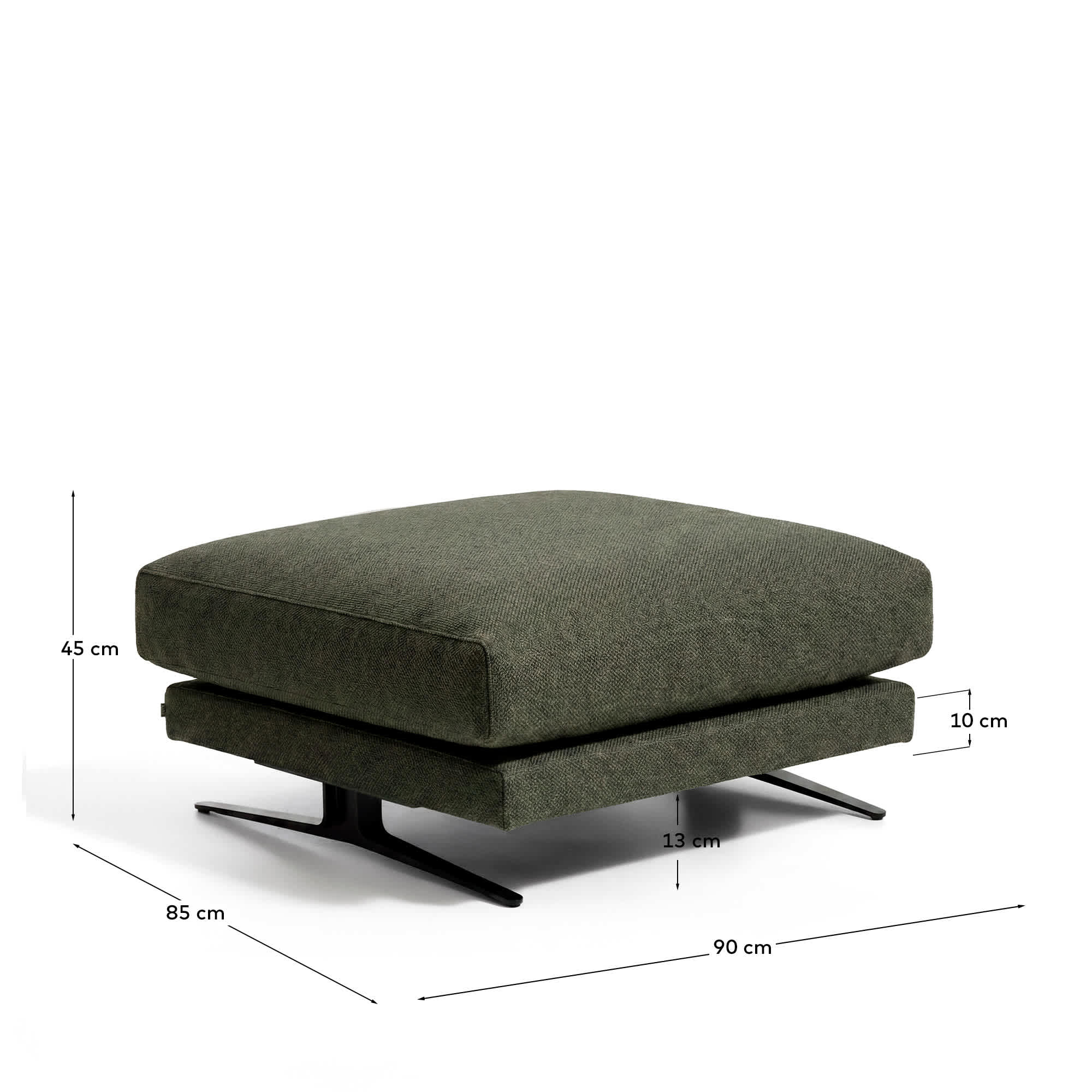 KAVE HOME Fußhocker VELIRO