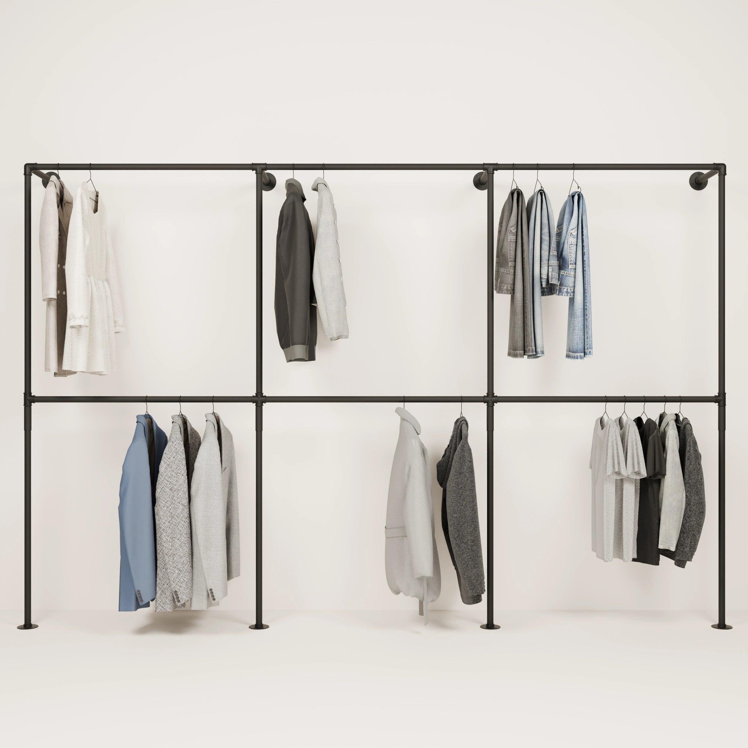 PAMO TIM DOUBLE 3 clothes rail system