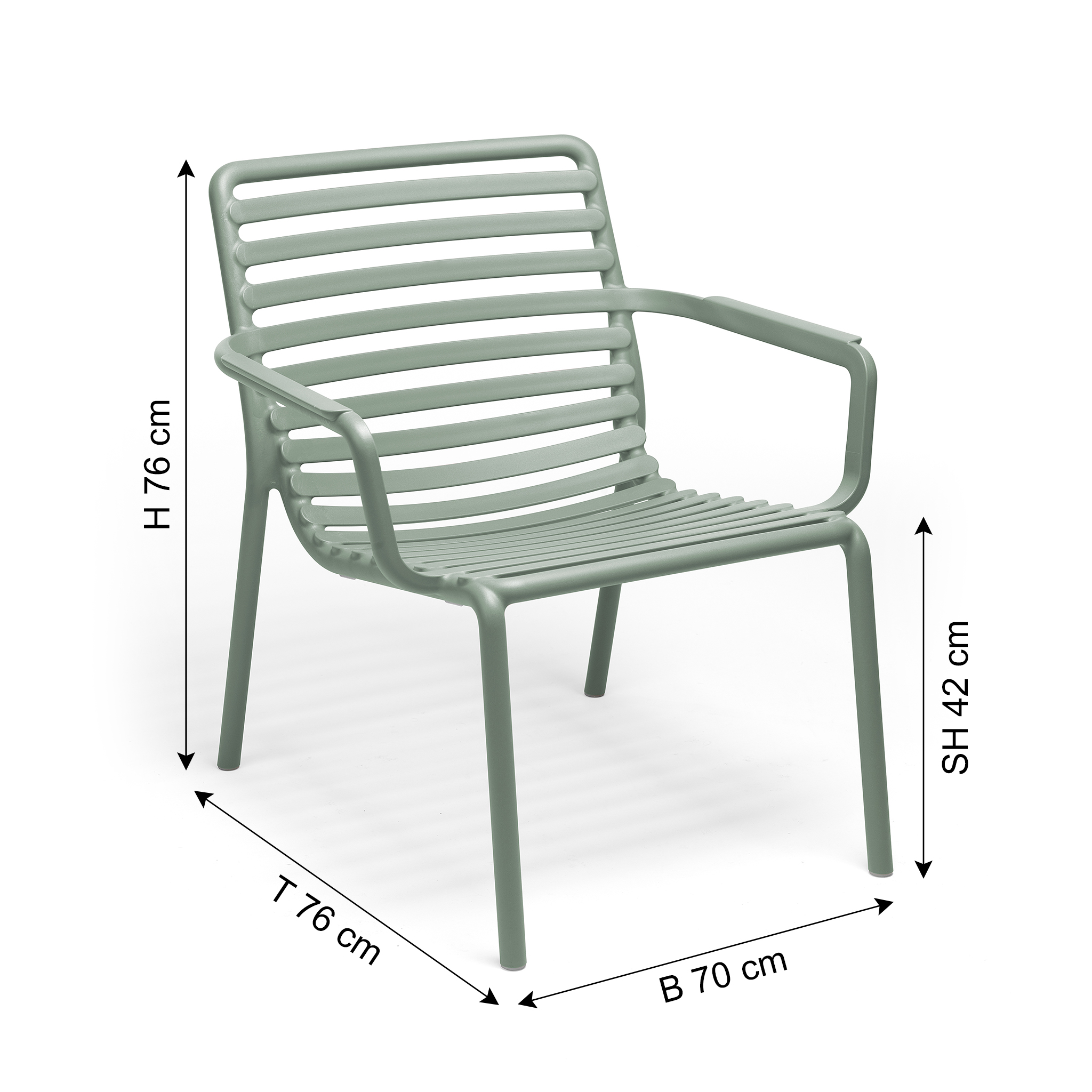 NARDI Chaise de jardin DOGA