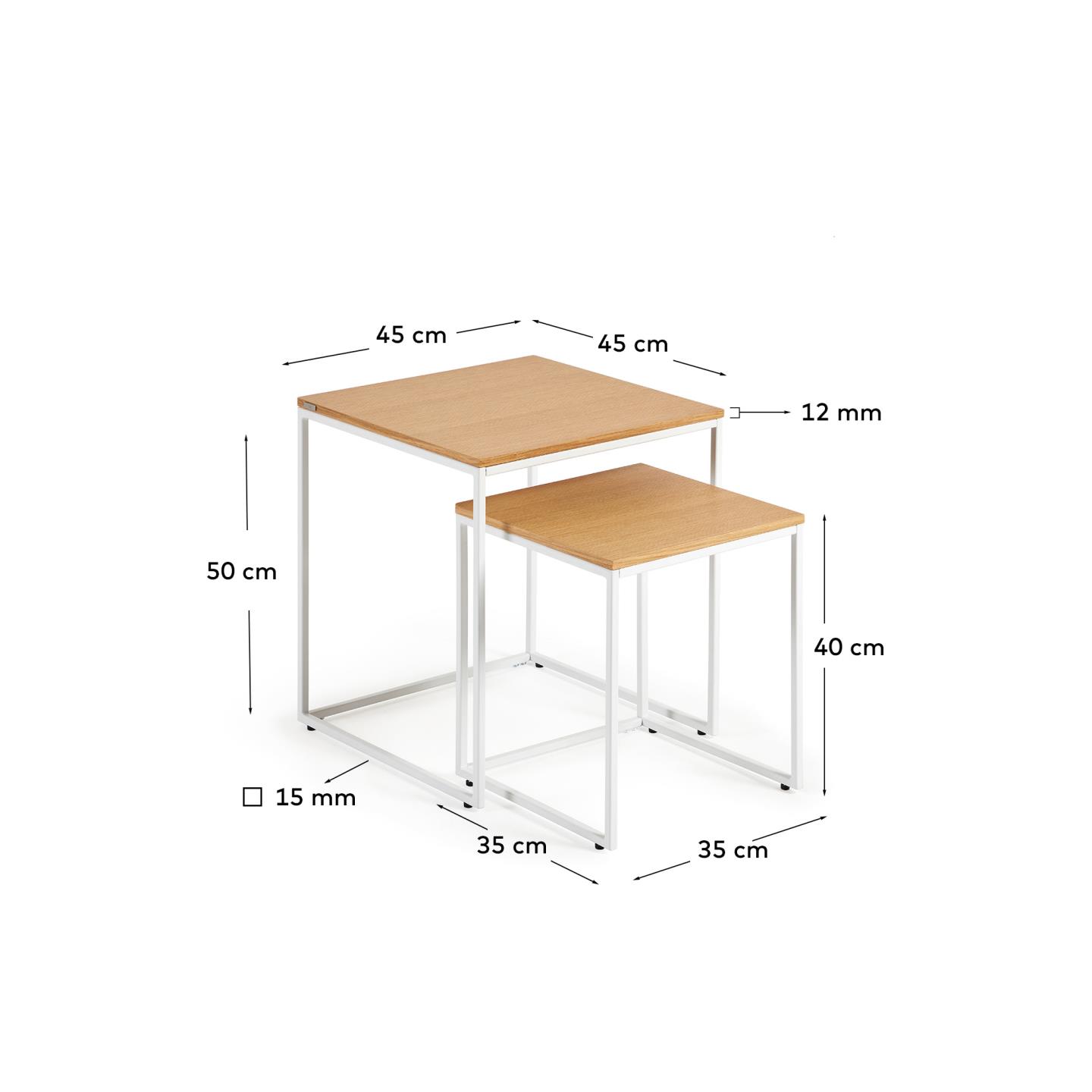 KAVE HOME Couchtisch-Set YOANA KAVE HOME Couchtisch-Set YOANA