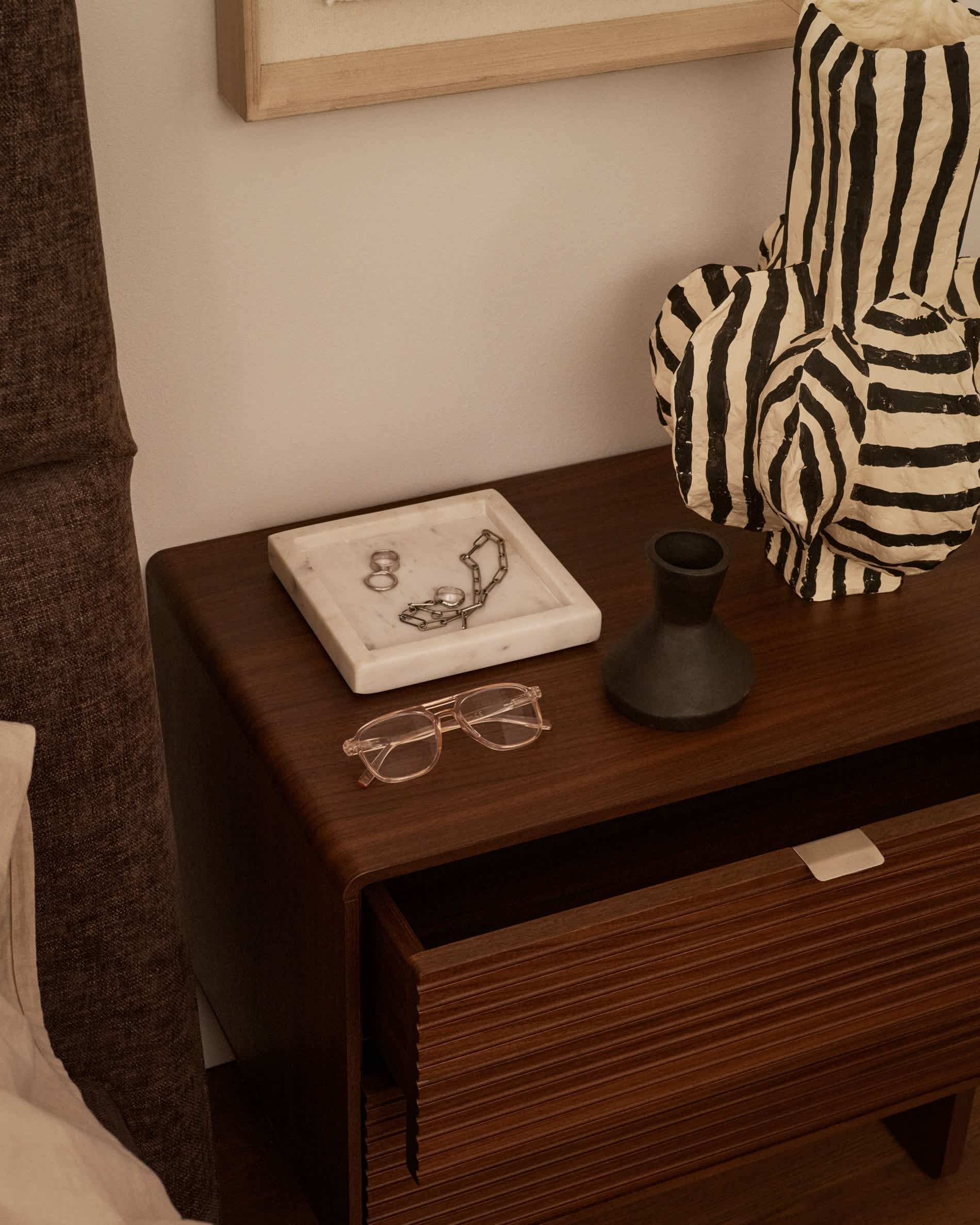 KAVE HOME bedside table NORLEN
