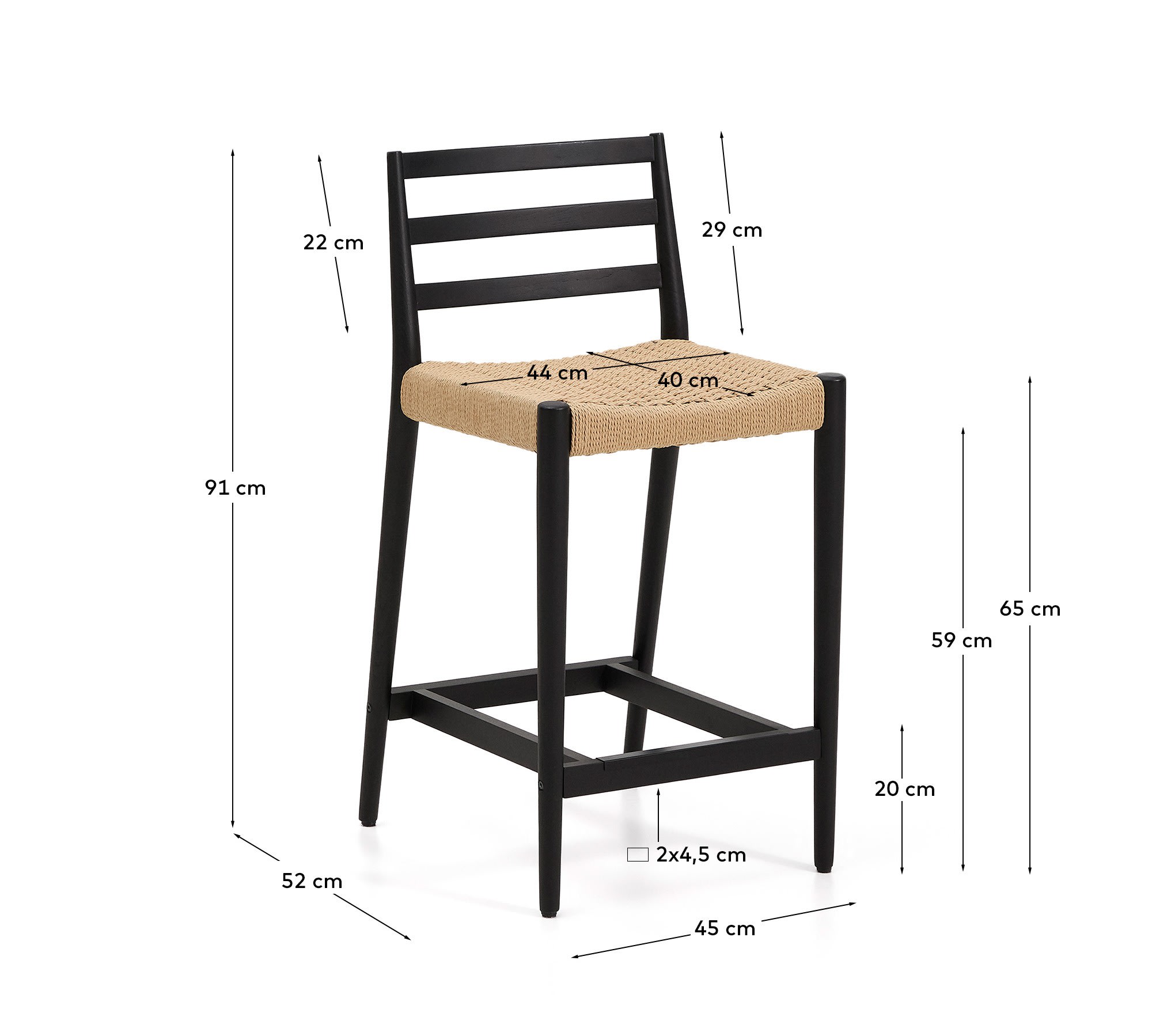 Kave Home ANALY Footstool