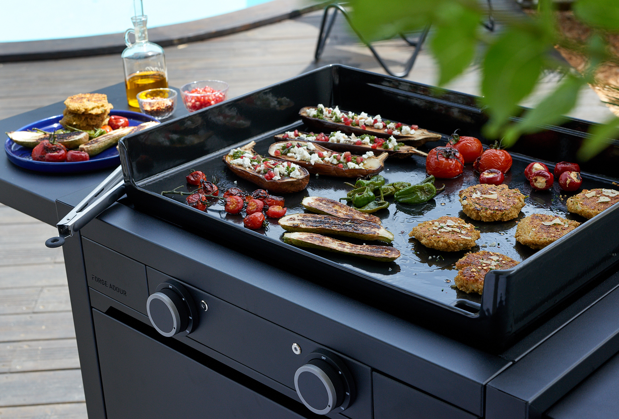 FORGE ADOUR Plancha and trolley Modern G60