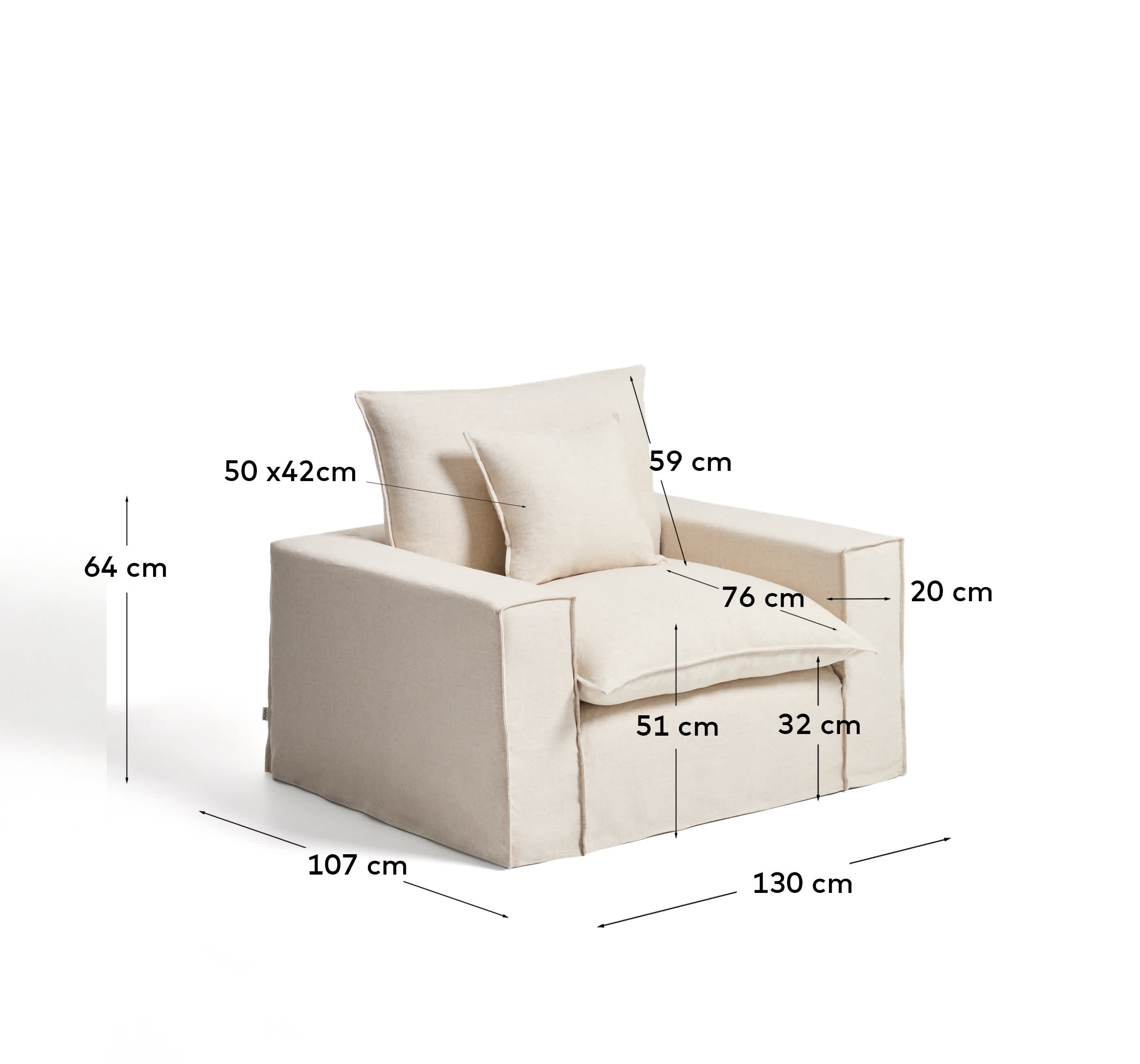 Fauteuil ANARELA de Kave Home