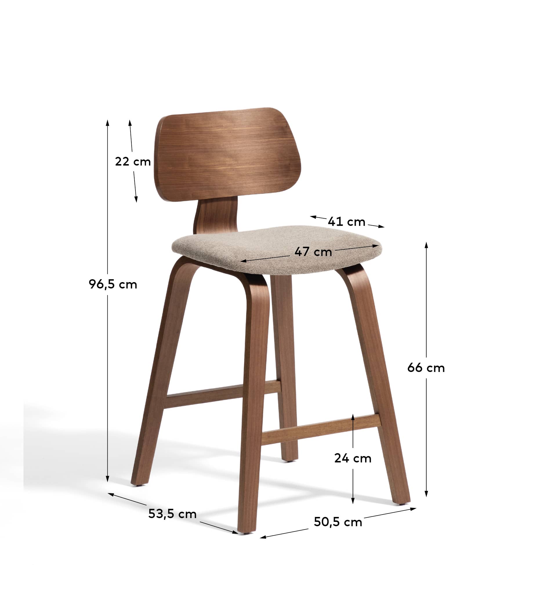 Kave Home GENA bar stool