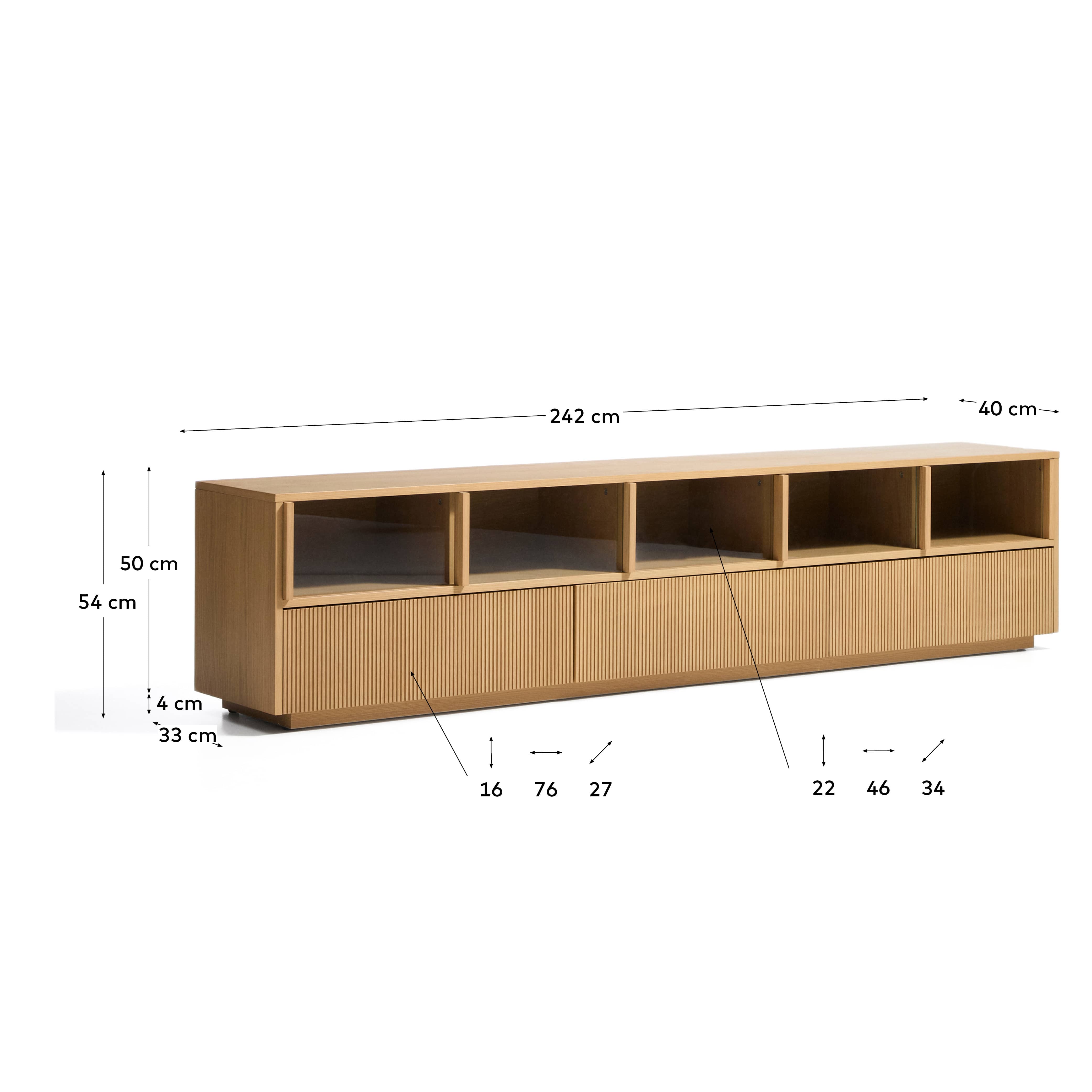 KAVE HOME TV-Möbel HELVINE