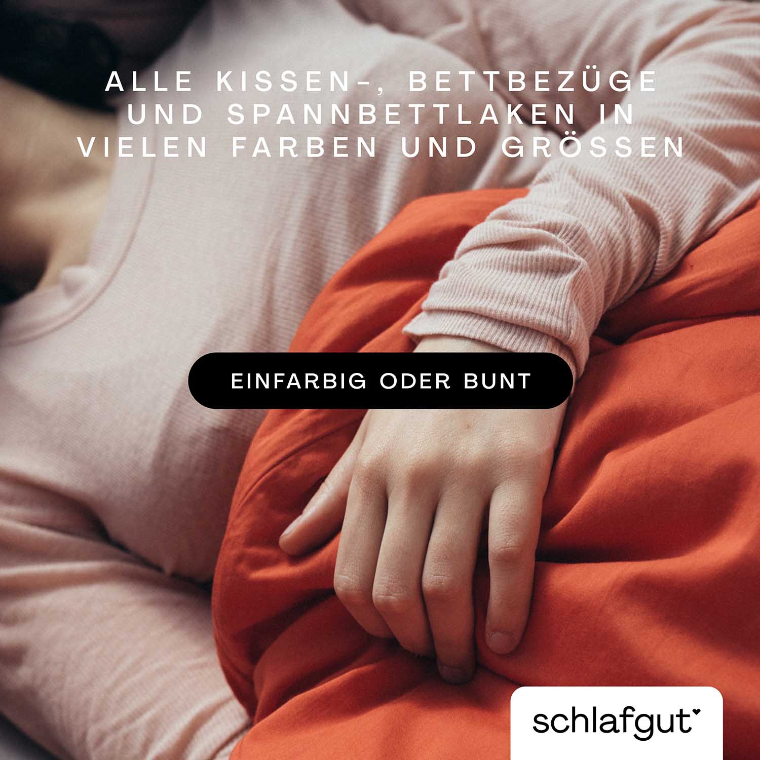 SCHLAFGUT Seitenschläfer Kissenbezug PURE SCHLAFGUT Seitenschläfer Kissenbezug PURE