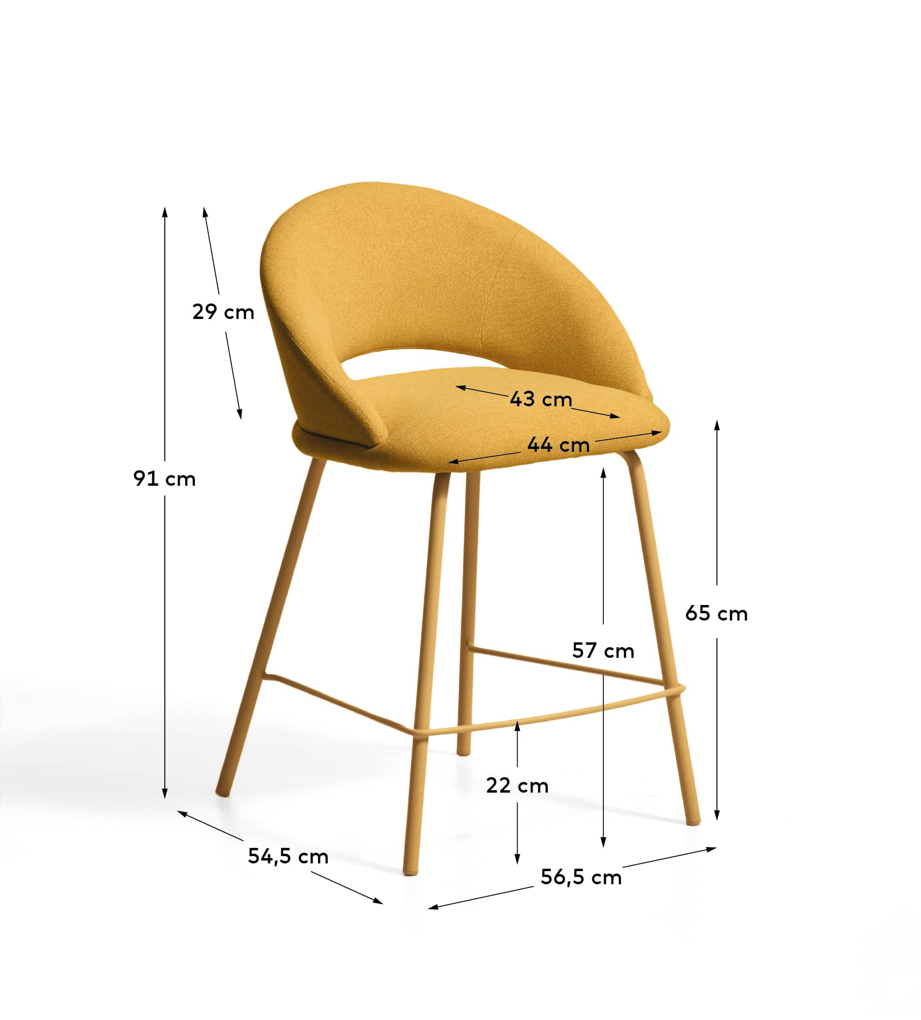 Kave Home BONALI bar stool