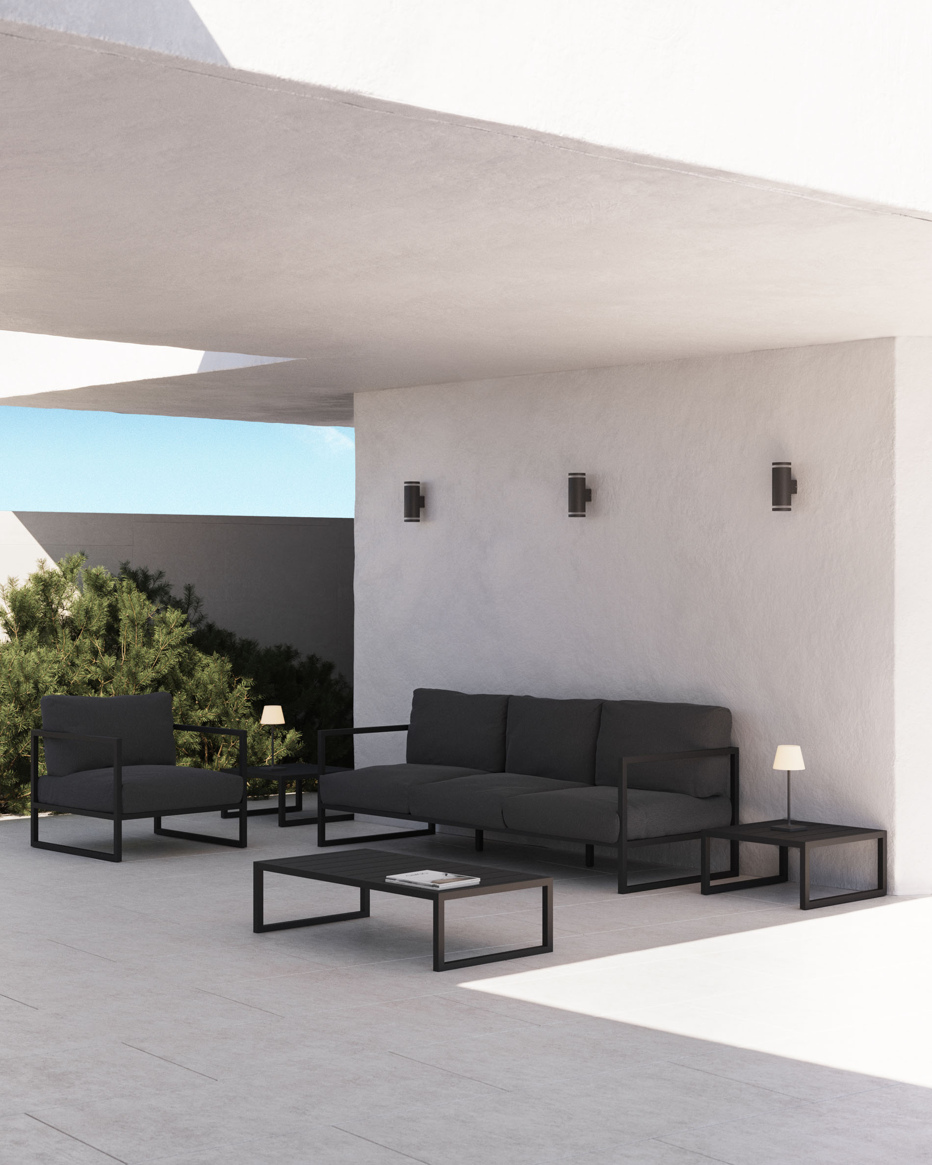 KAVE HOME Table basse Outdoor COMOVA