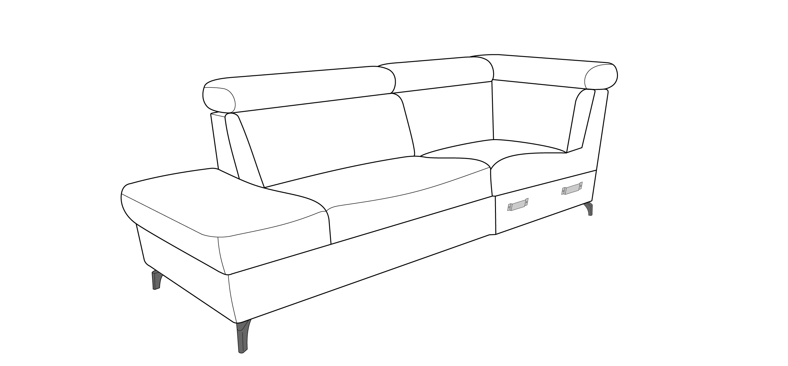 HIMOLLA Sofa TANGRAM MOTION HIMOLLA Sofa TANGRAM MOTION