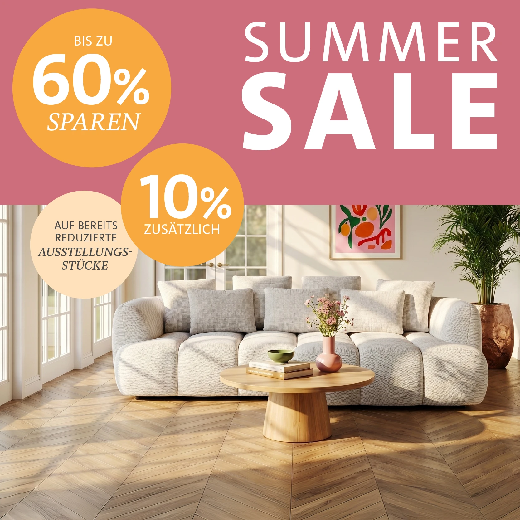 Summer Sale – Bis zu 60% sparen!