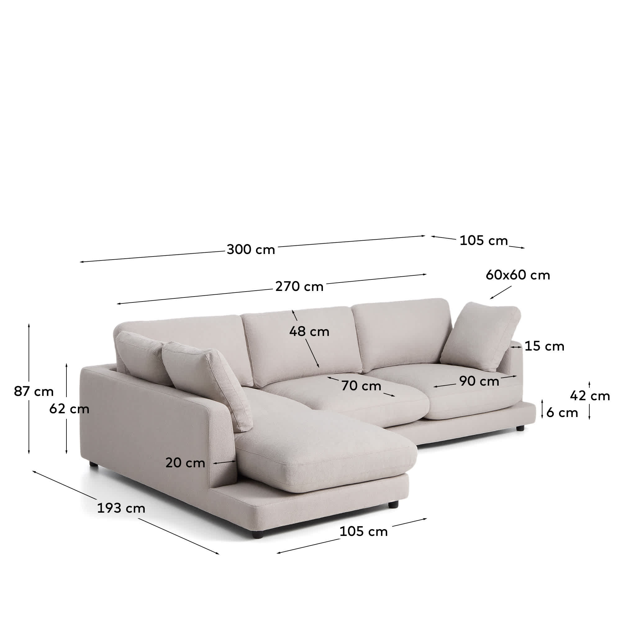 KAVE HOME Sofa GALA