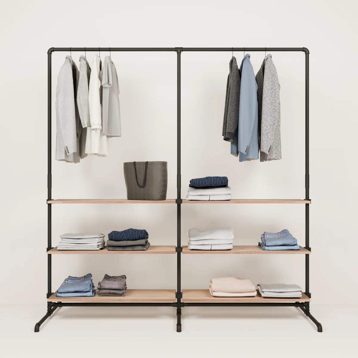 PAMO Kleiderständer LAS 2 OAK