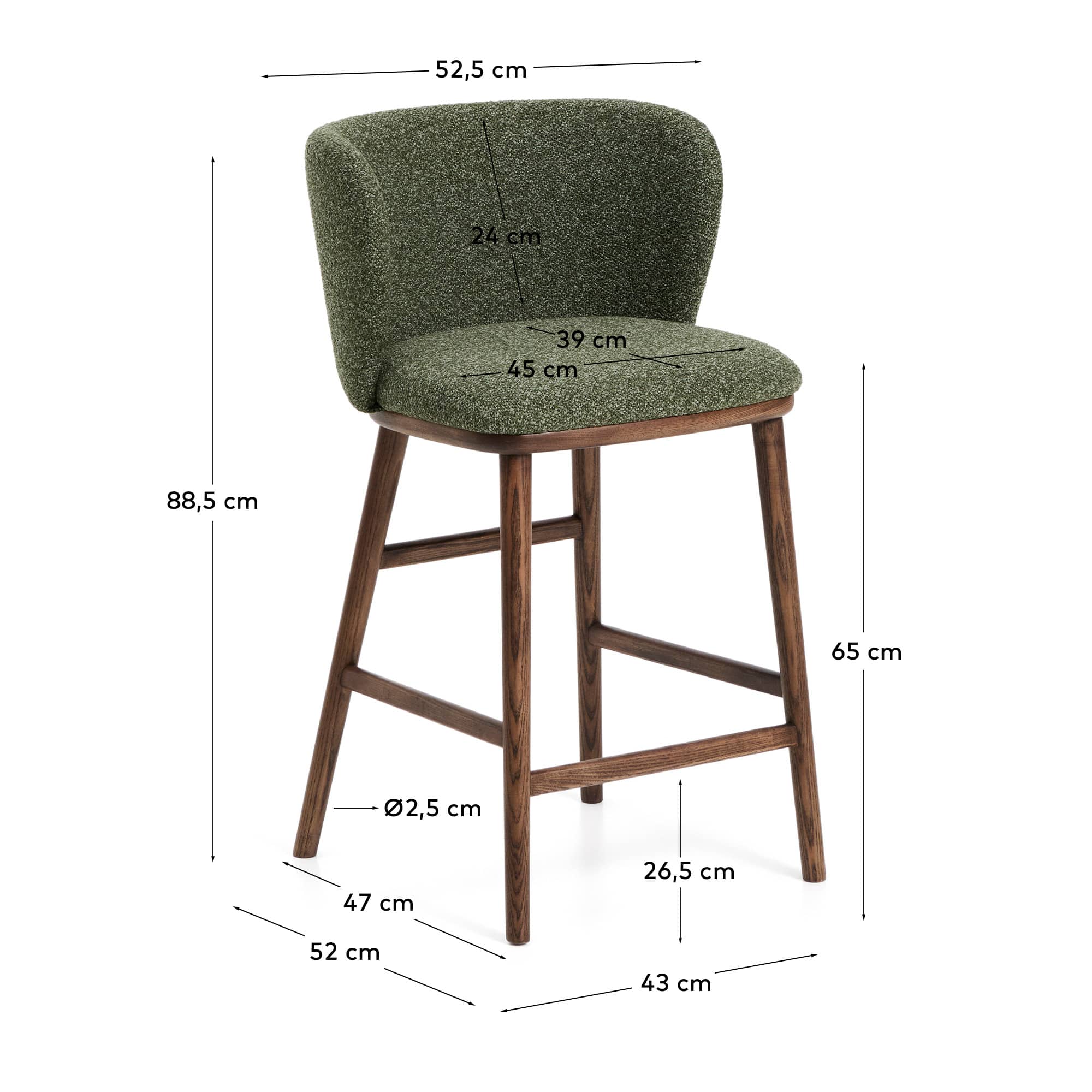 KAVE HOME Barhocker CISELIA
