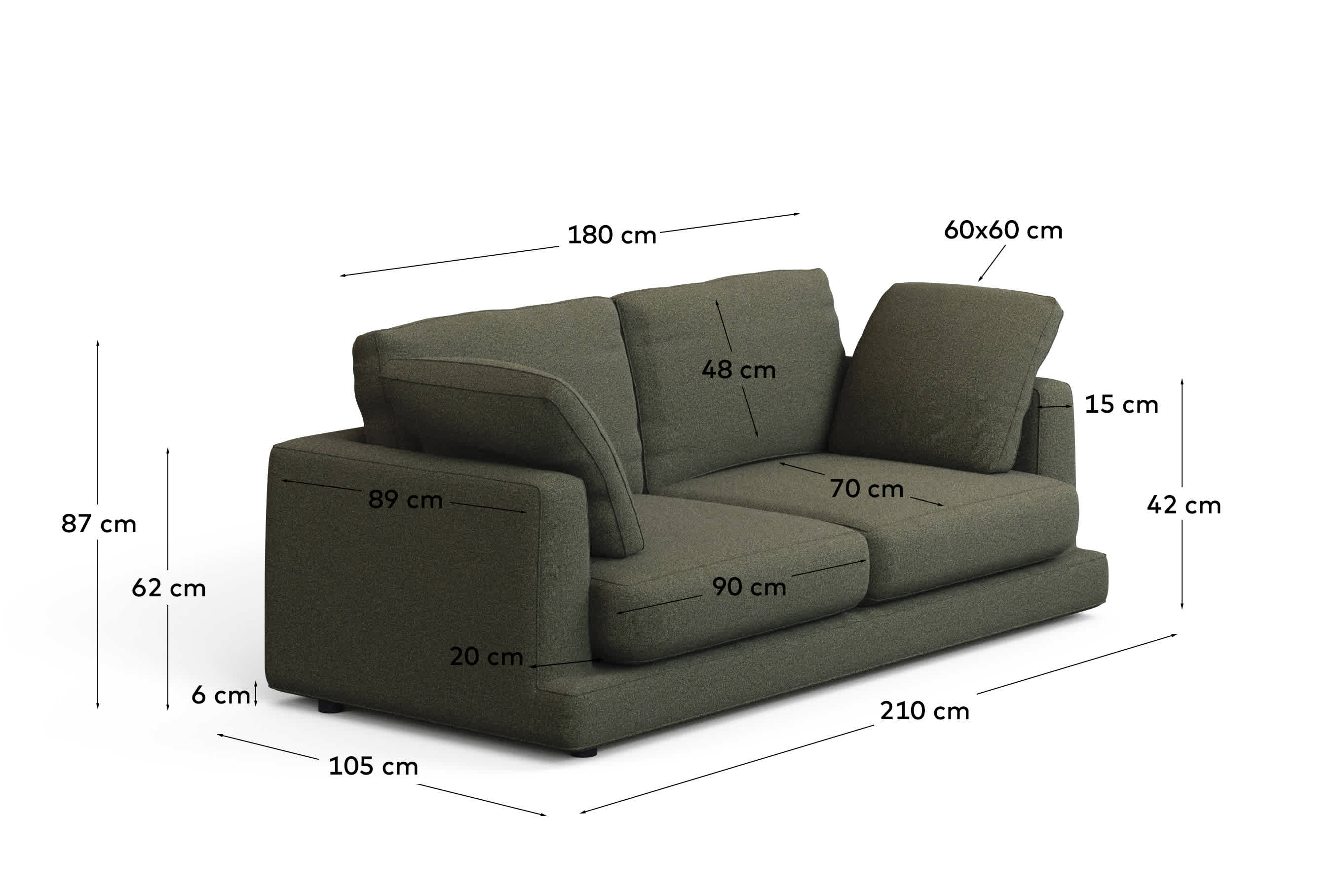 KAVE HOME Sofa GALA