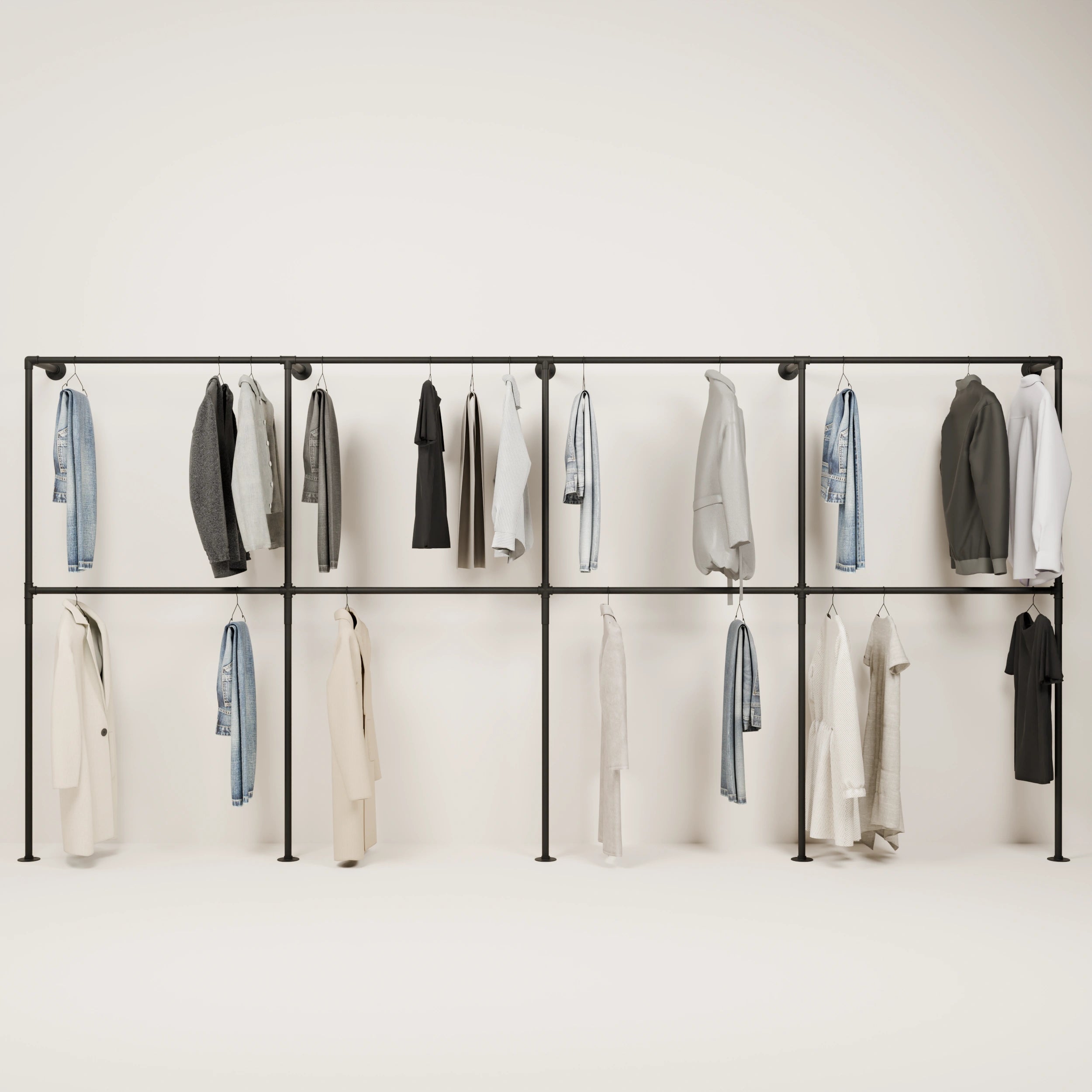 PAMO TIM DOUBLE 4 clothes rail system