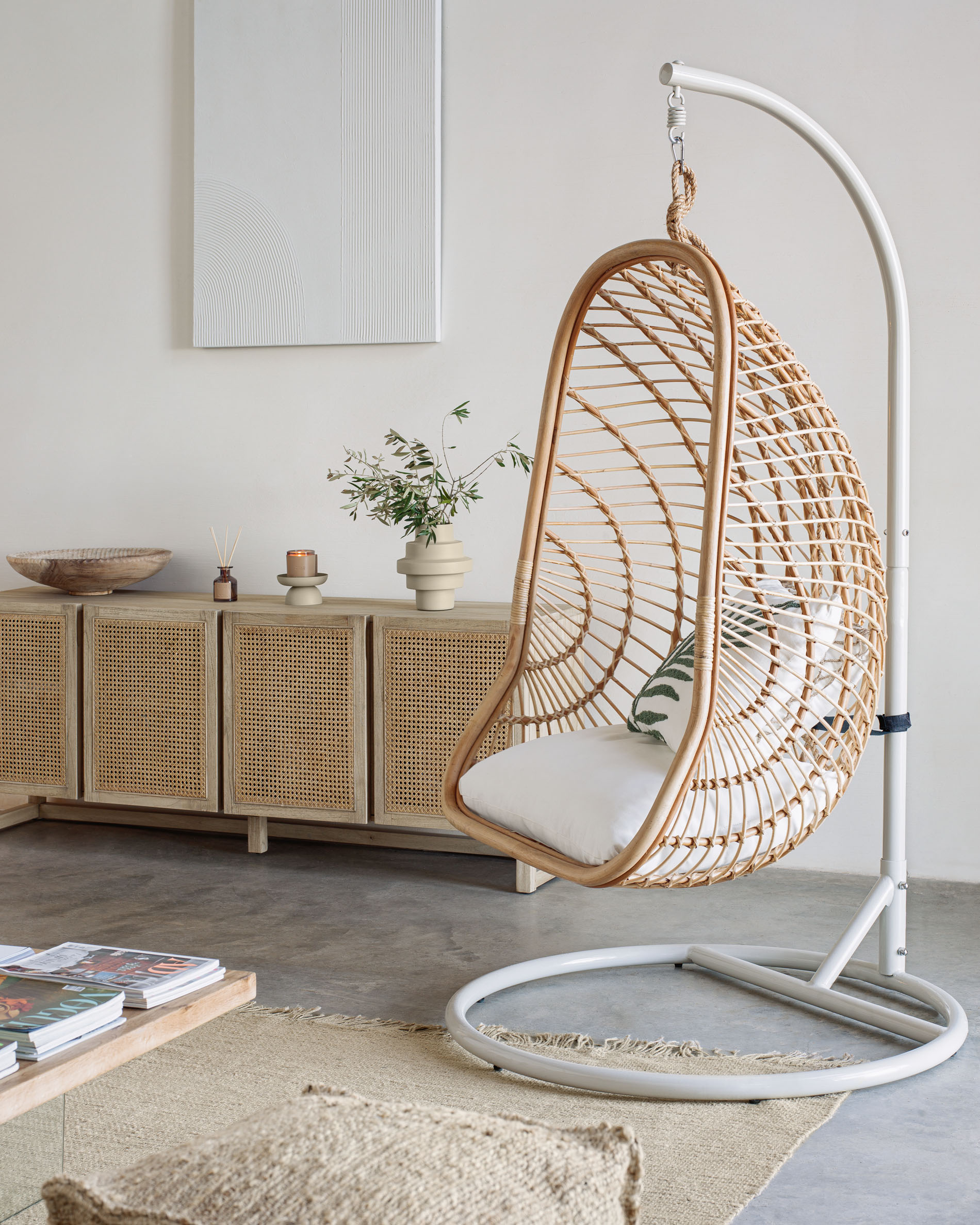 Fauteuil suspendu Kave Home « Outdoor » EKATERINA