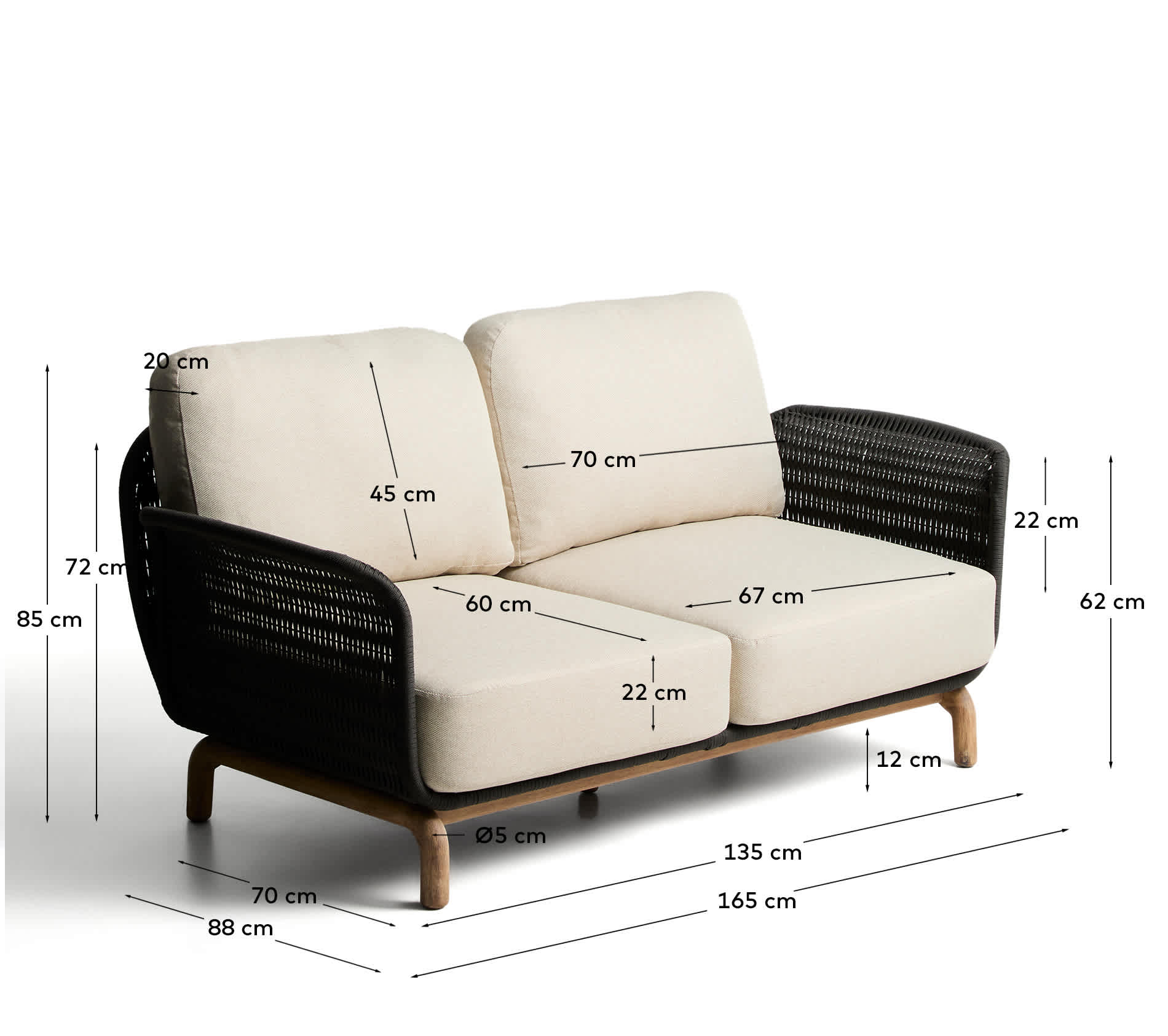 KAVE HOME Gartensofa ALIPA