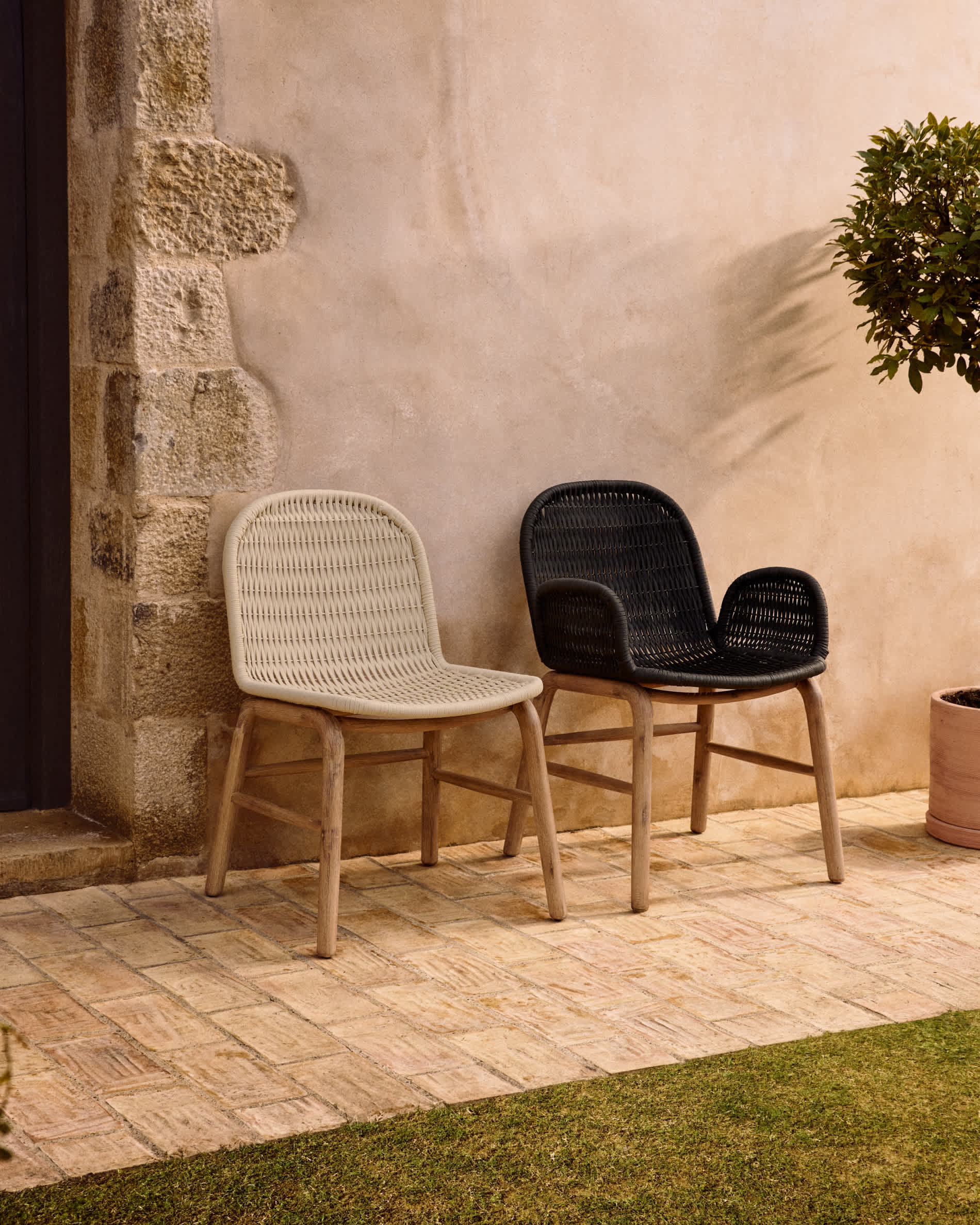 KAVE HOME Chaise de jardin ALIPA