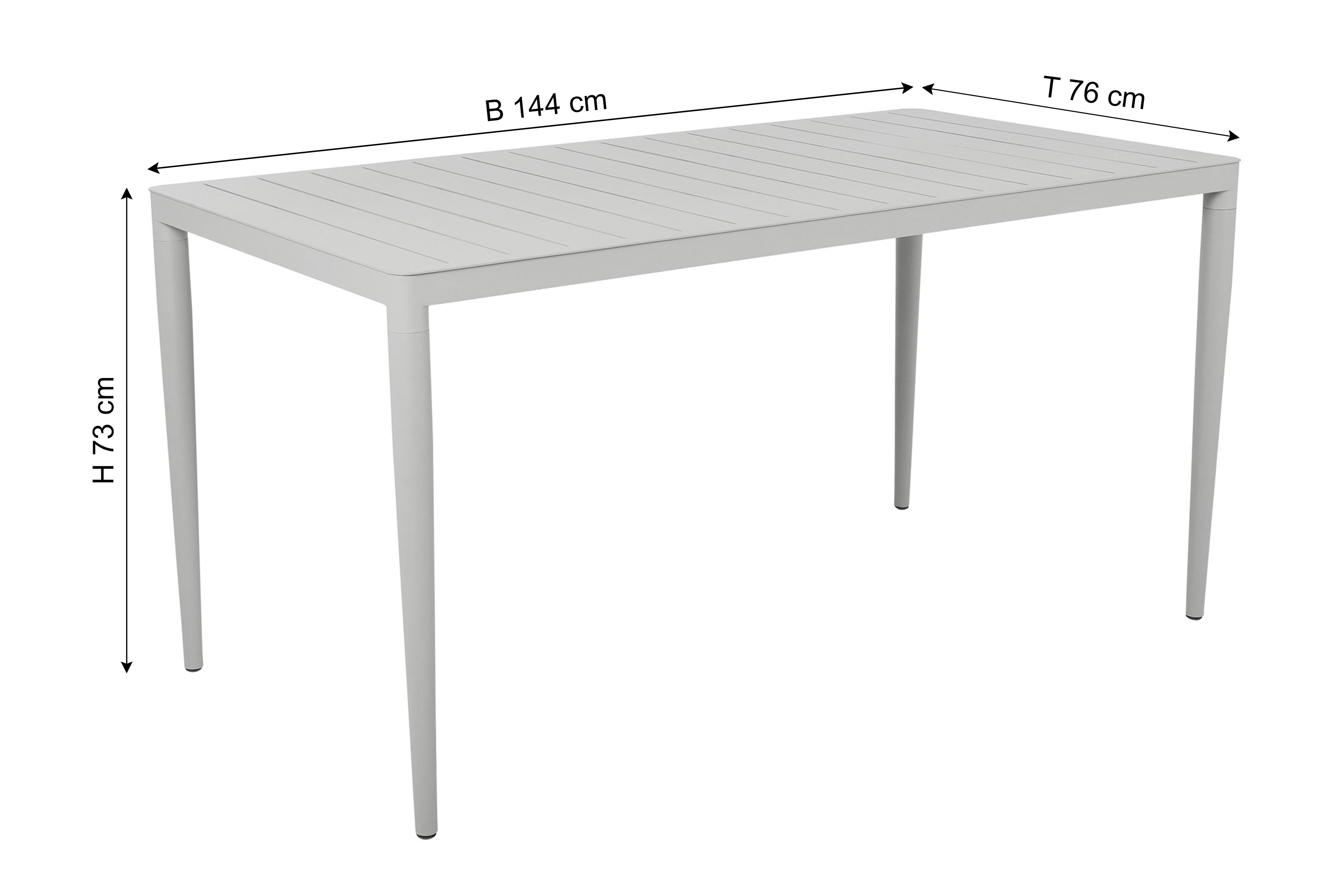 BRAFAB Gartentisch BIGBY