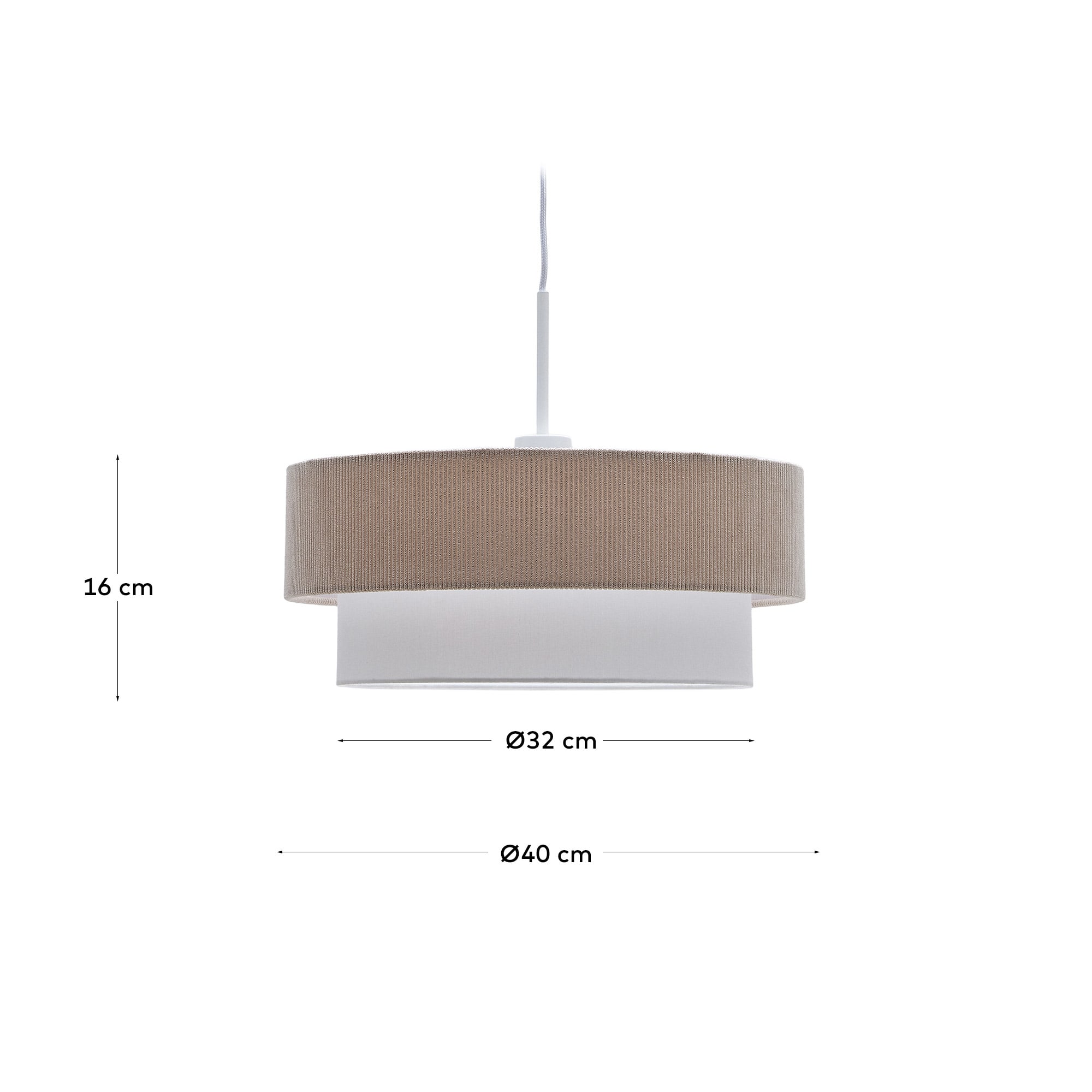 KAVE HOME Deckenleuchte BIANELLA