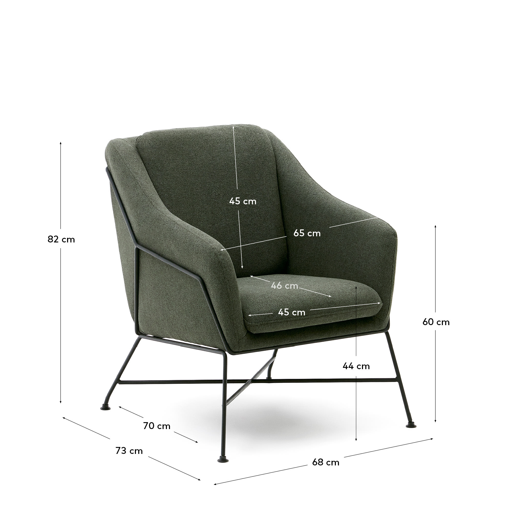 KAVE HOME Sessel BRIDA