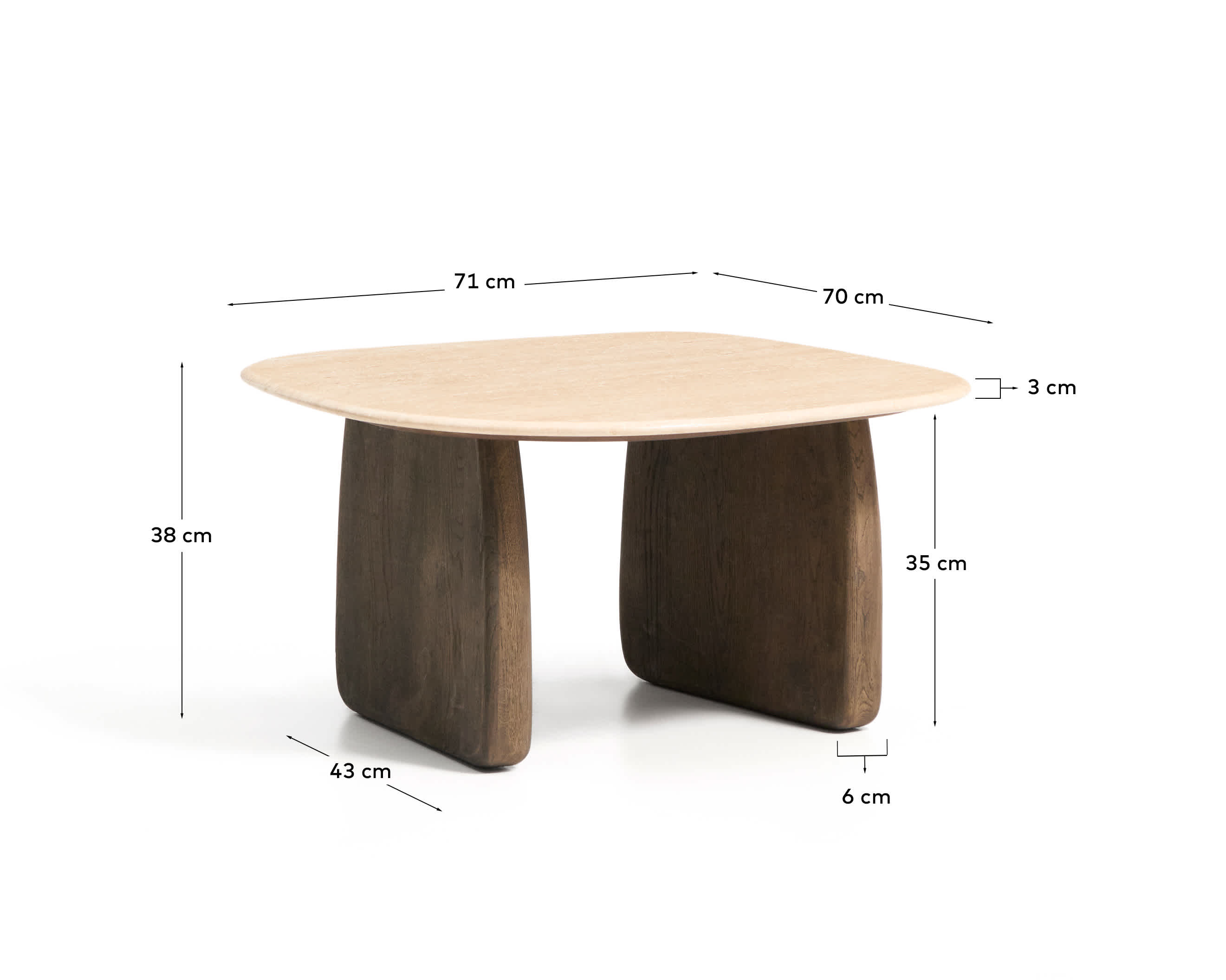 KAVE HOME Beistelltisch PIRITA