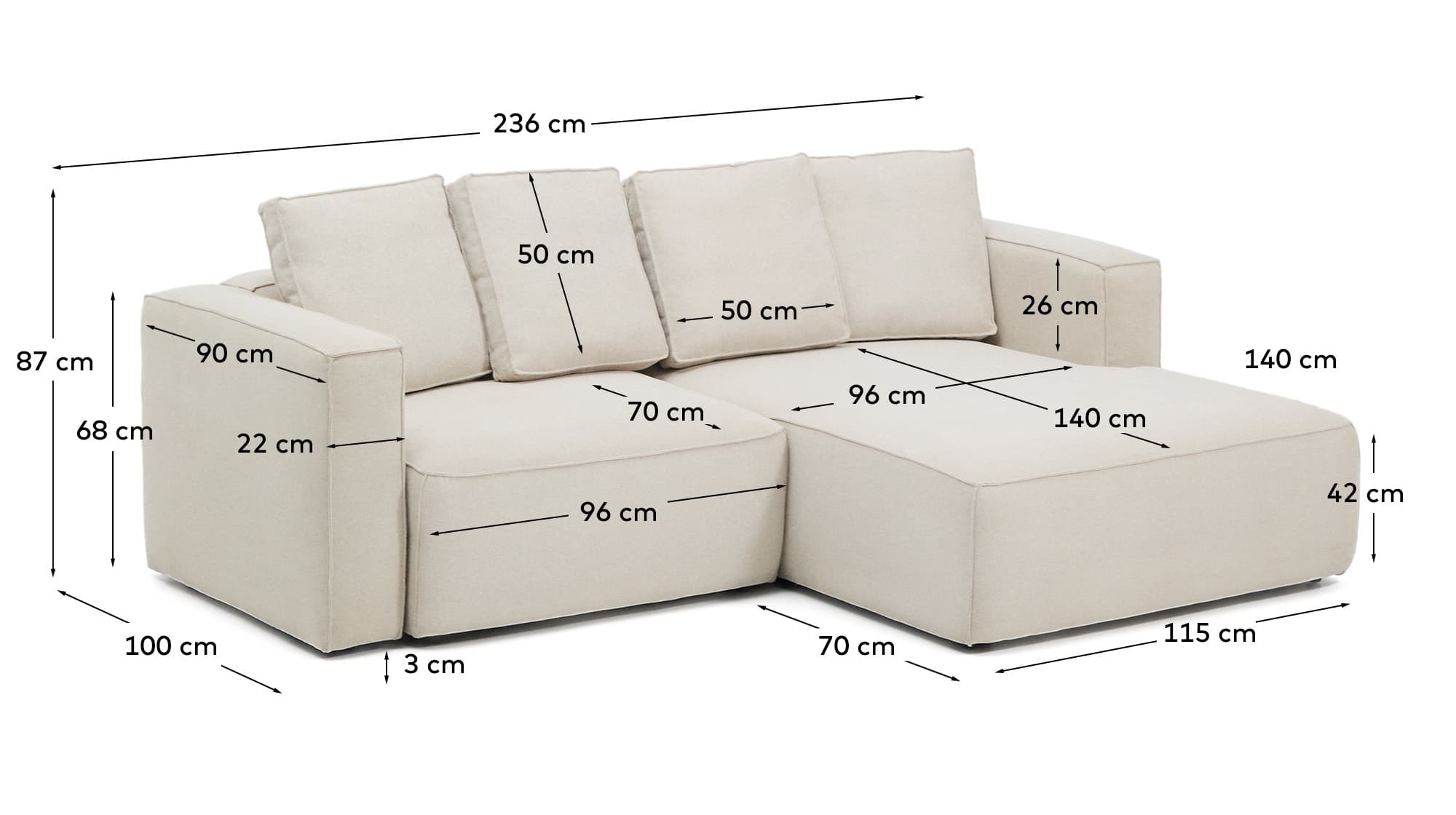 Kave Home MARELA Sofa