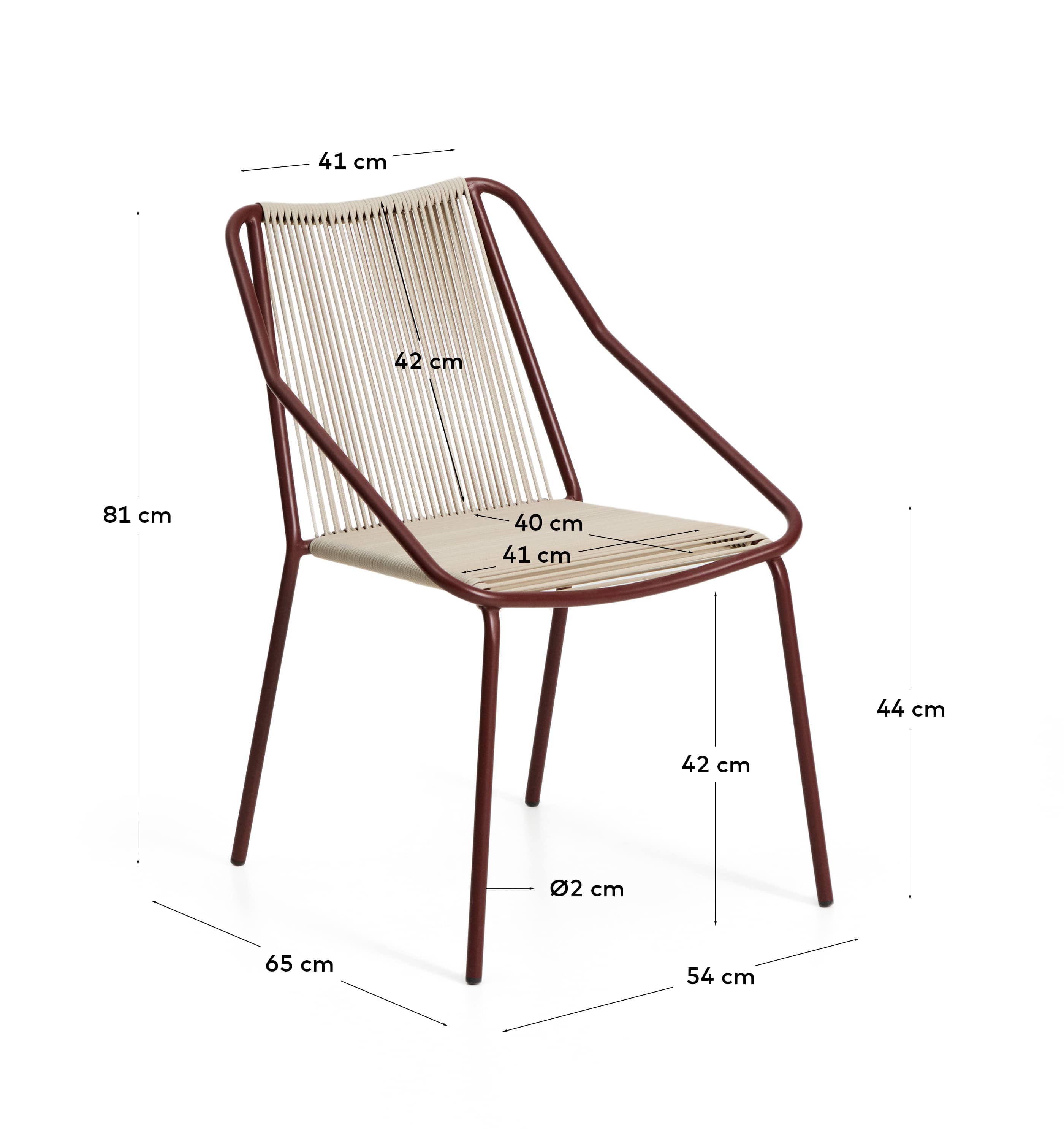 KAVE HOME Gartenstuhl ZIVIA