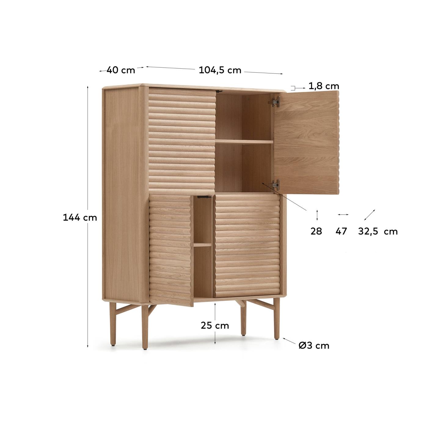 Kave Home LENON Highboard