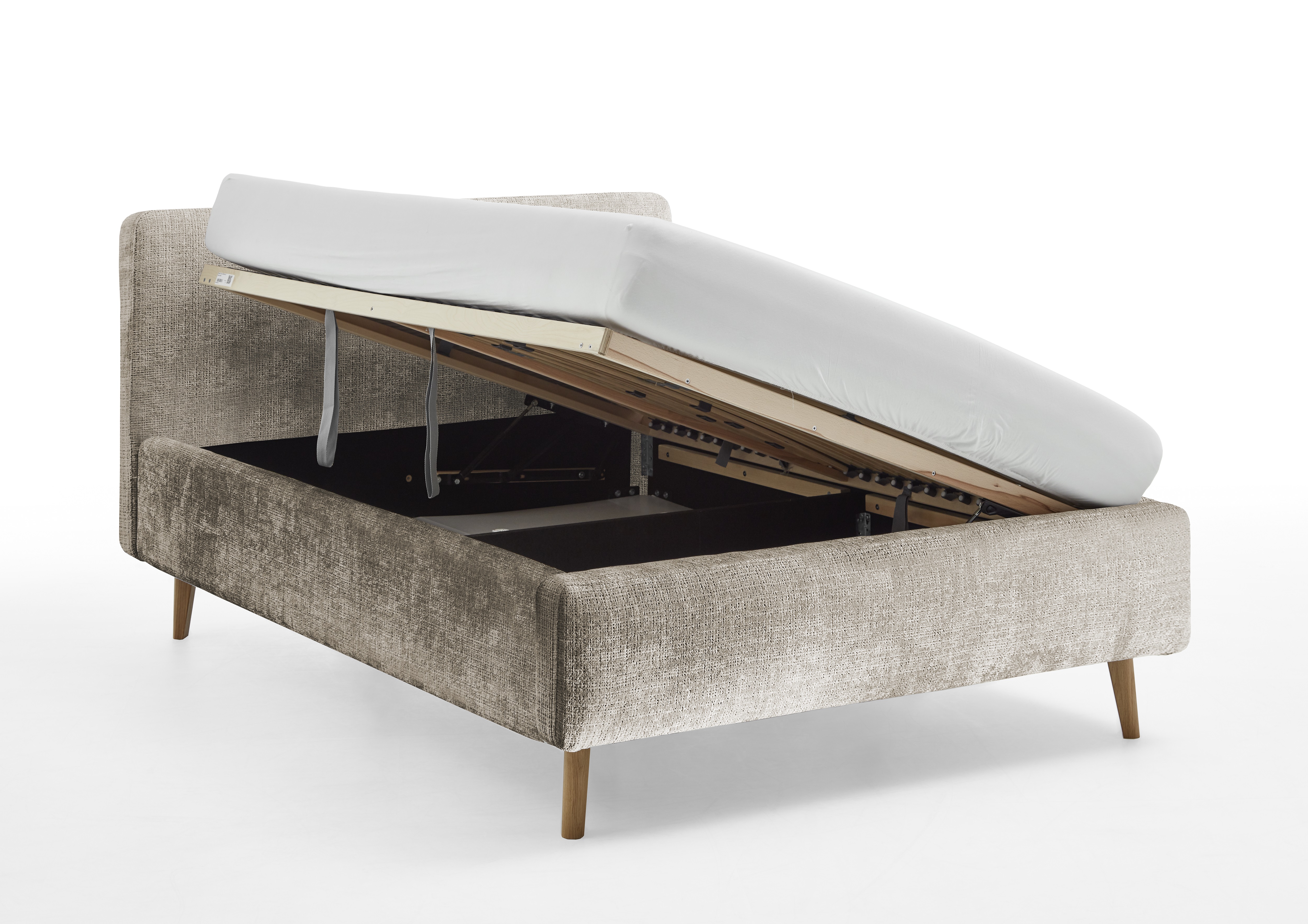 Meise upholstered bed MATTIS with bed box