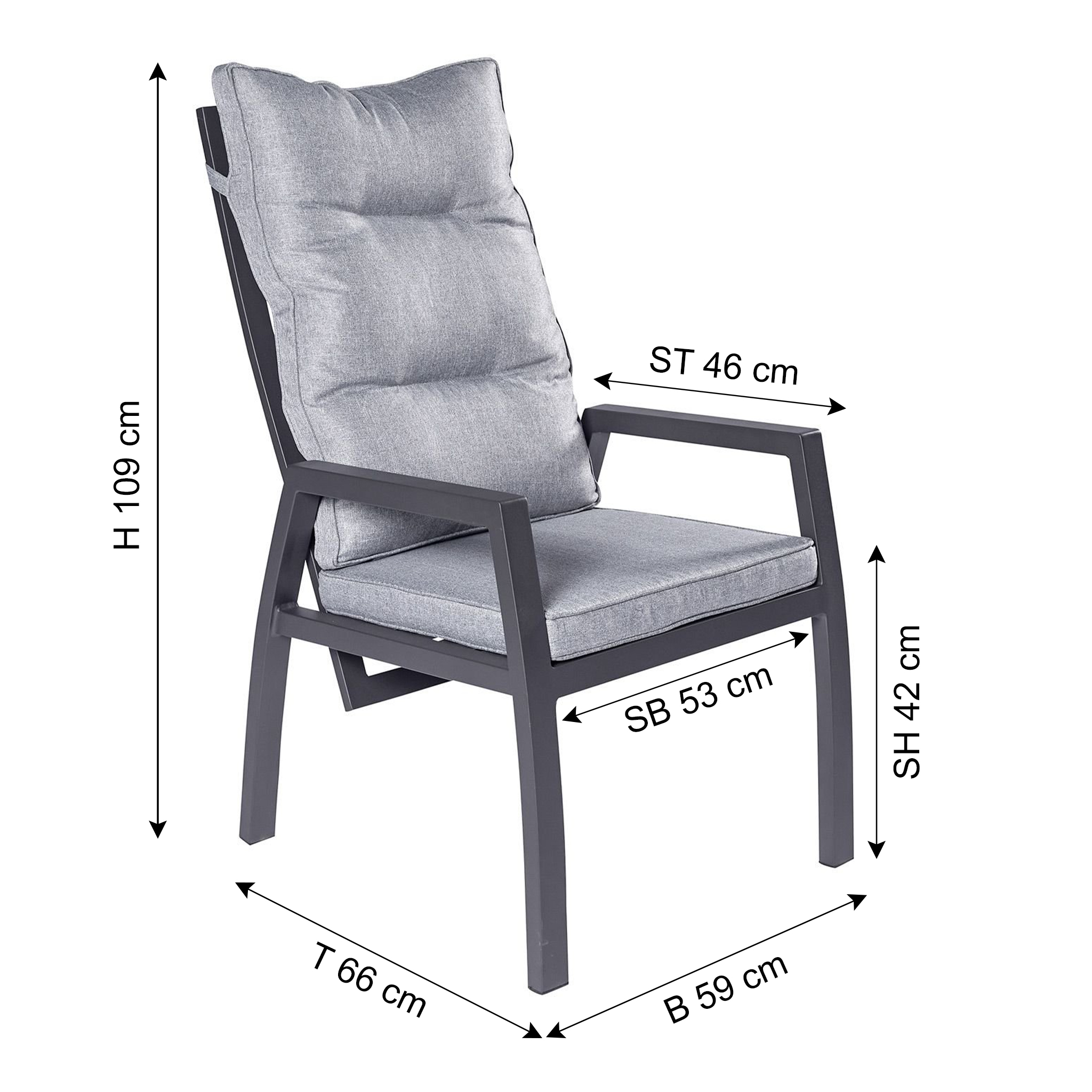 LC GARDEN Gartenstuhl BONDINO